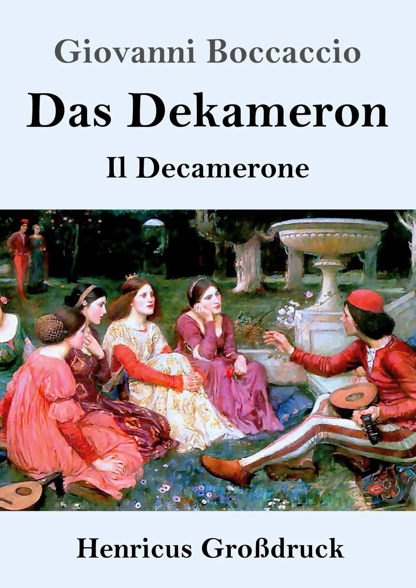 Cover: 9783847830603 | Das Dekameron (Großdruck) | (Il Decamerone) | Giovanni Boccaccio