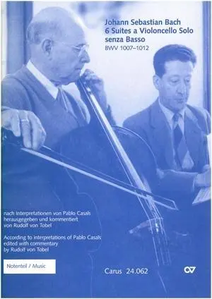 Cover: 9783899480603 | Johann Sebastian Bach: Sechs Suiten a Violoncello solo senza Basso...