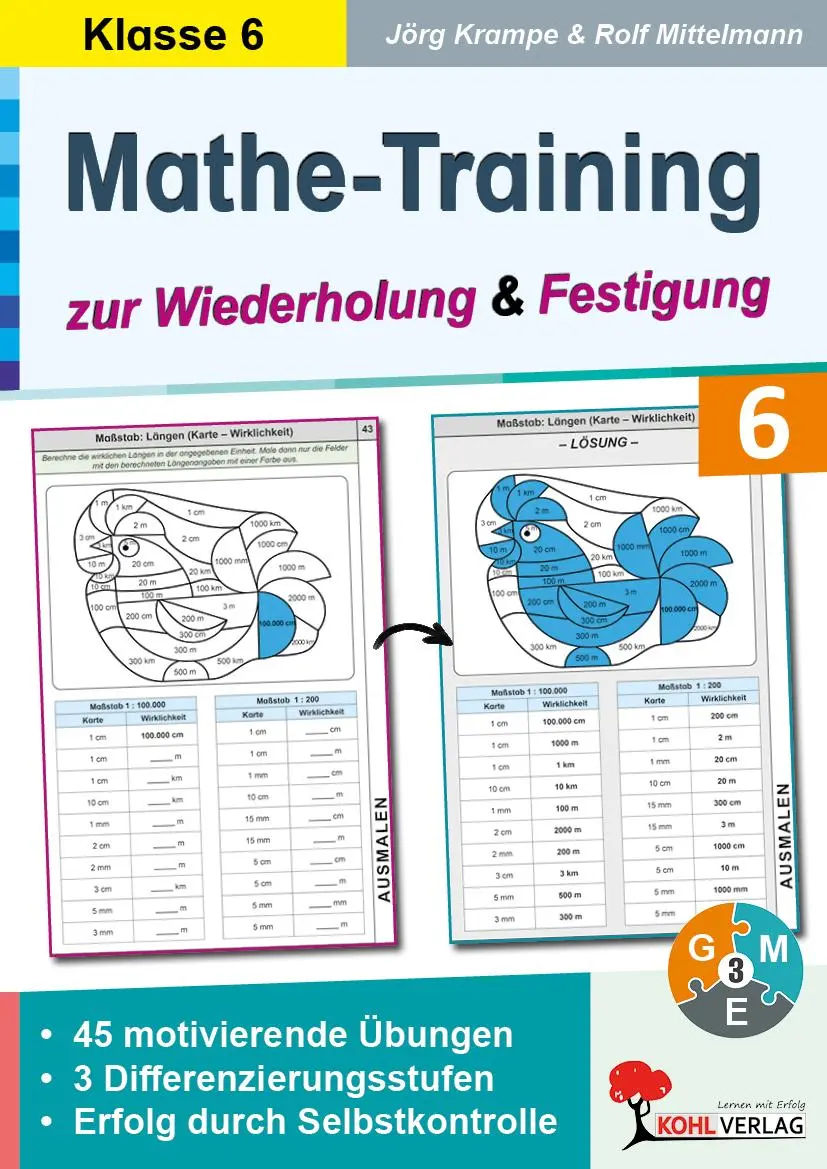 Cover: 9783988410603 | Mathe-Training zur Wiederholung und Festigung / Klasse 6 | Taschenbuch