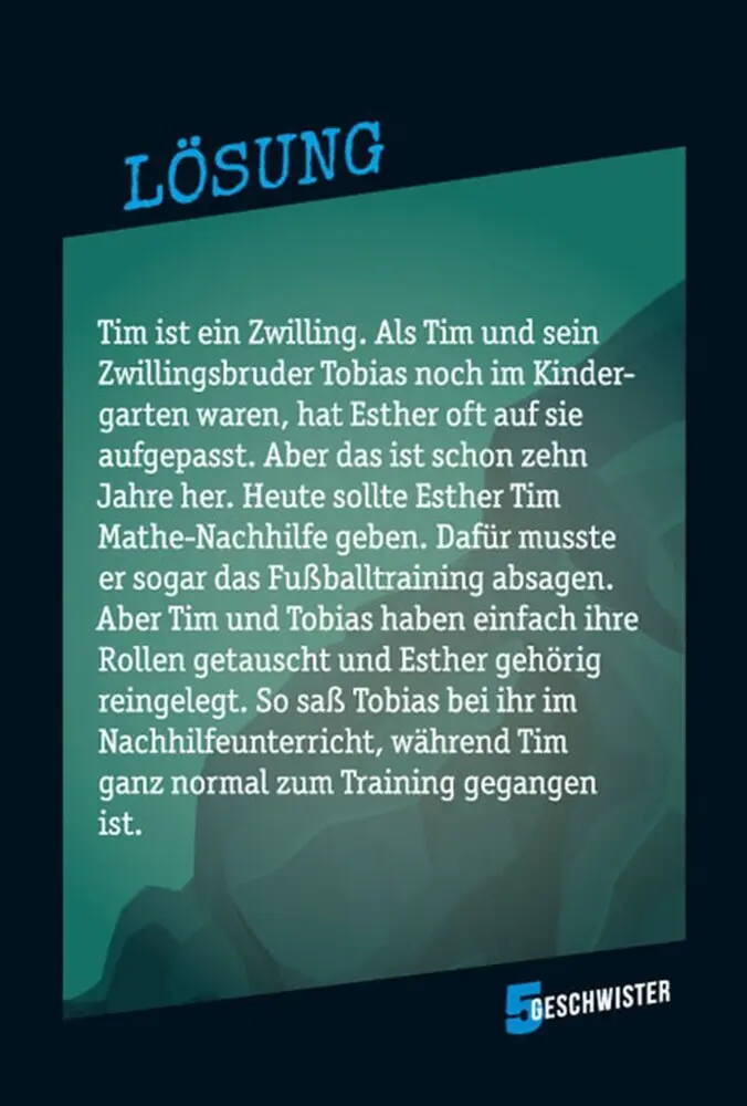 Bild: 4029856840703 | 5 Geschwister Rätselspaß | Tobias Schuffenhauer Tobias Schier | Buch