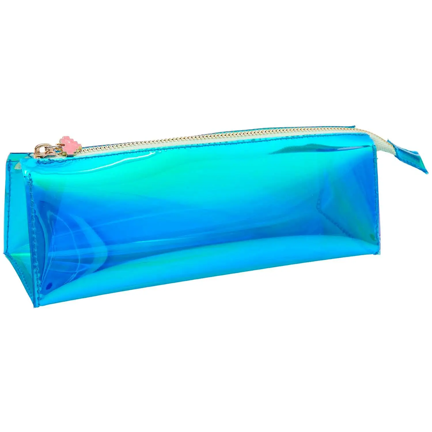 Etui Irisierend, Blau, 6,5 x 6,5 x 19 cm