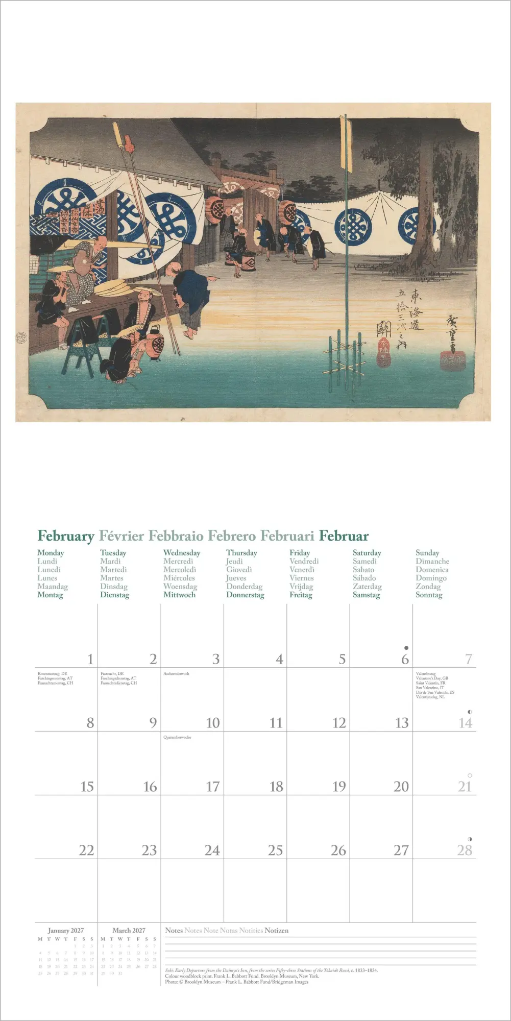 Bild: 4069095010703 | Hiroshige 2027 | Neumann Verlage GmbH &amp; Co KG | Kalender | 14 S.