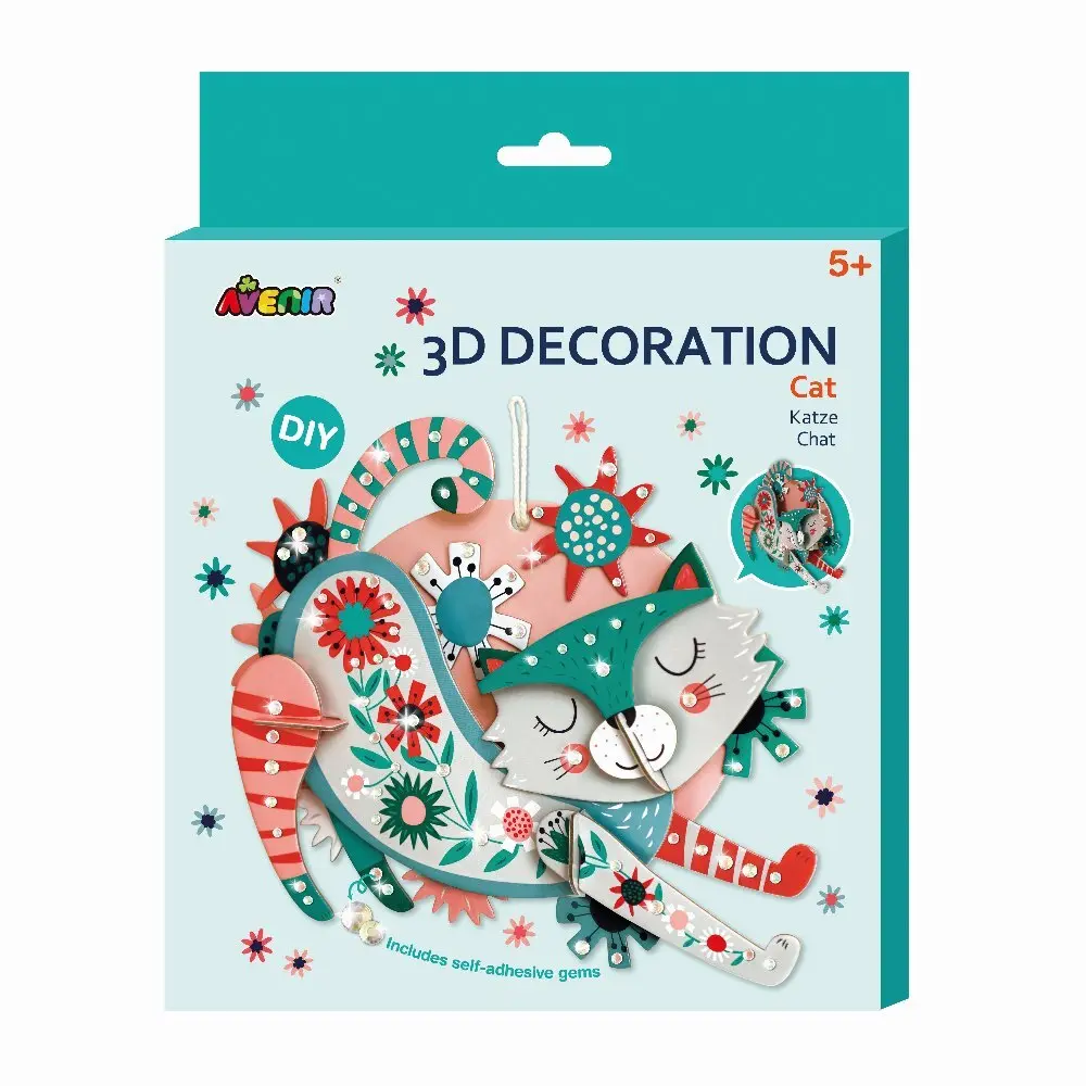 Cover: 6920773350703 | AVENIR - 3D Dekoration Katze | 6305070 | 2022 | AVENIR