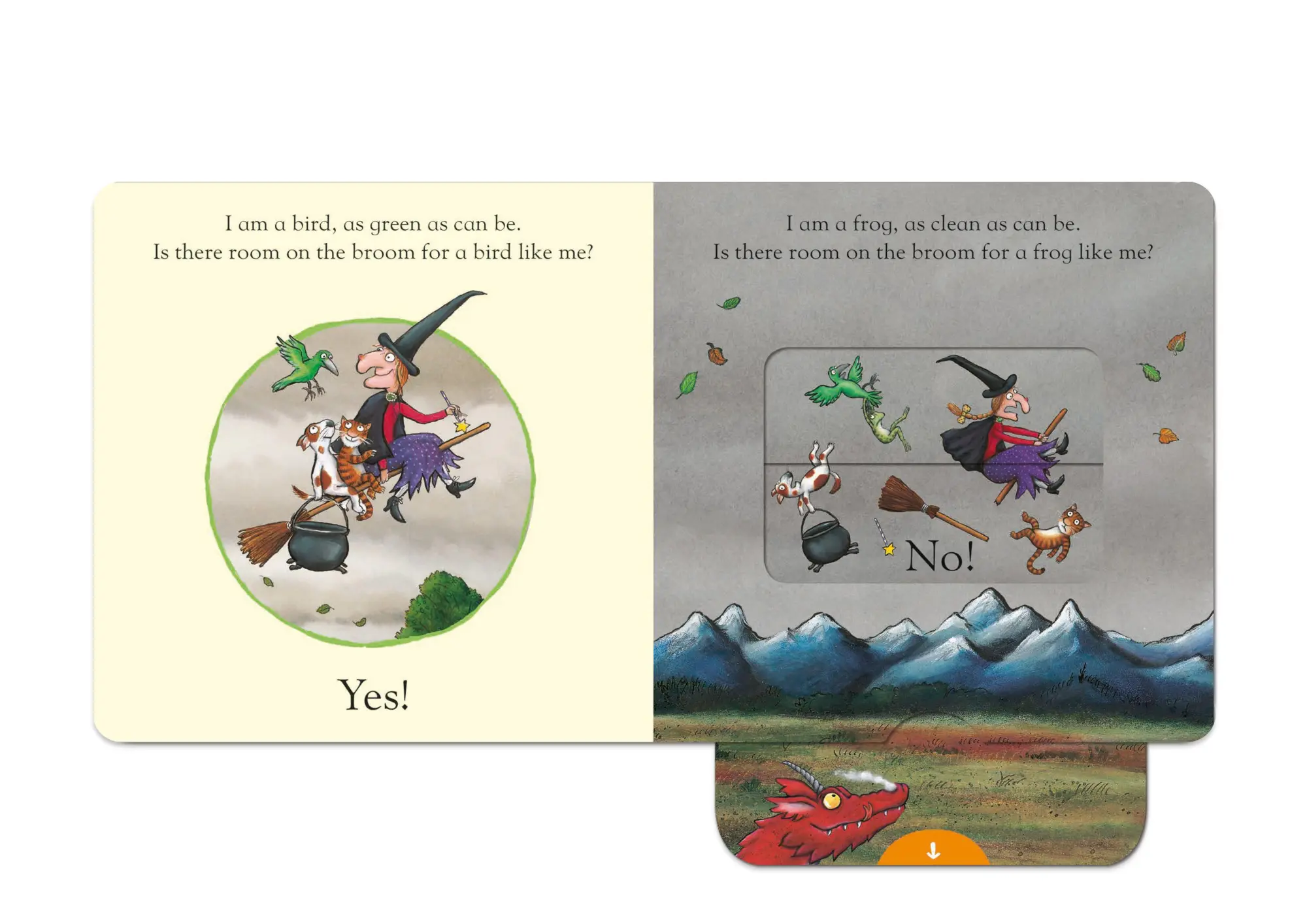 Bild: 9781035050703 | Room on the Broom: A Push, Pull and Slide Book | Julia Donaldson