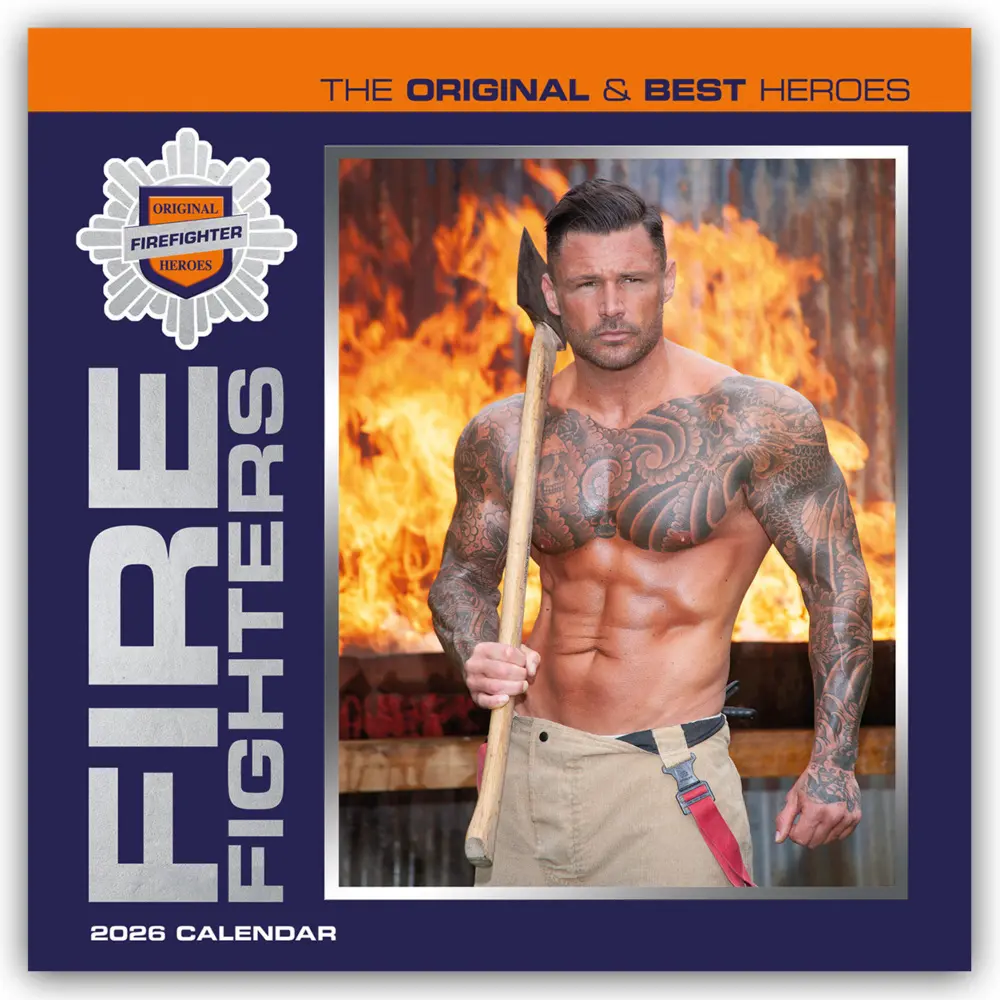 Cover: 9781529850703 | Fire Fighters - Feuerwehrmänner 2026 - Wand-Kalender | Carousel | 2026