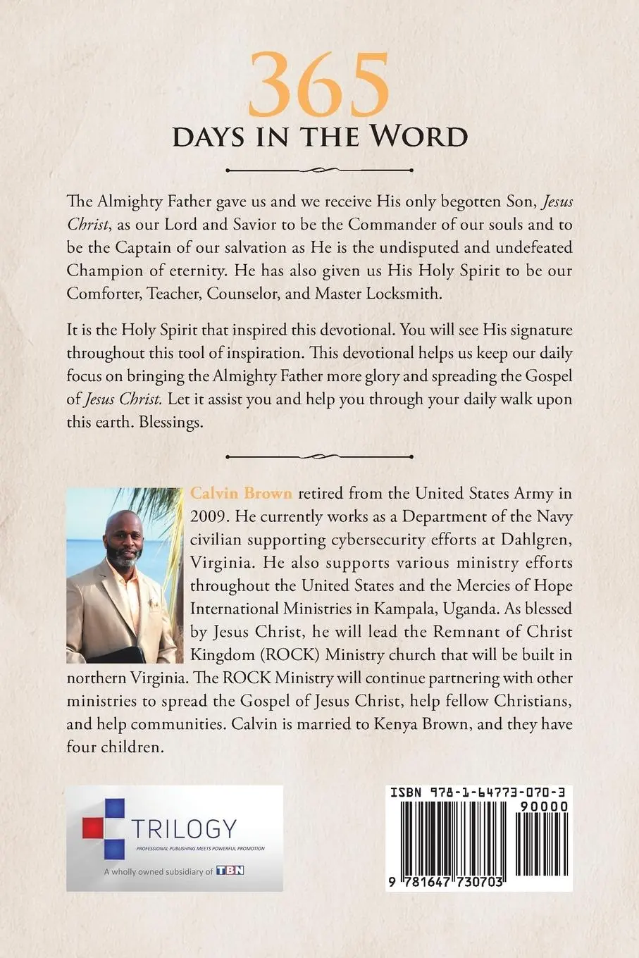 Rückseite: 9781647730703 | 365 Days in the Word | Calvin Brown | Taschenbuch | Englisch | 2020