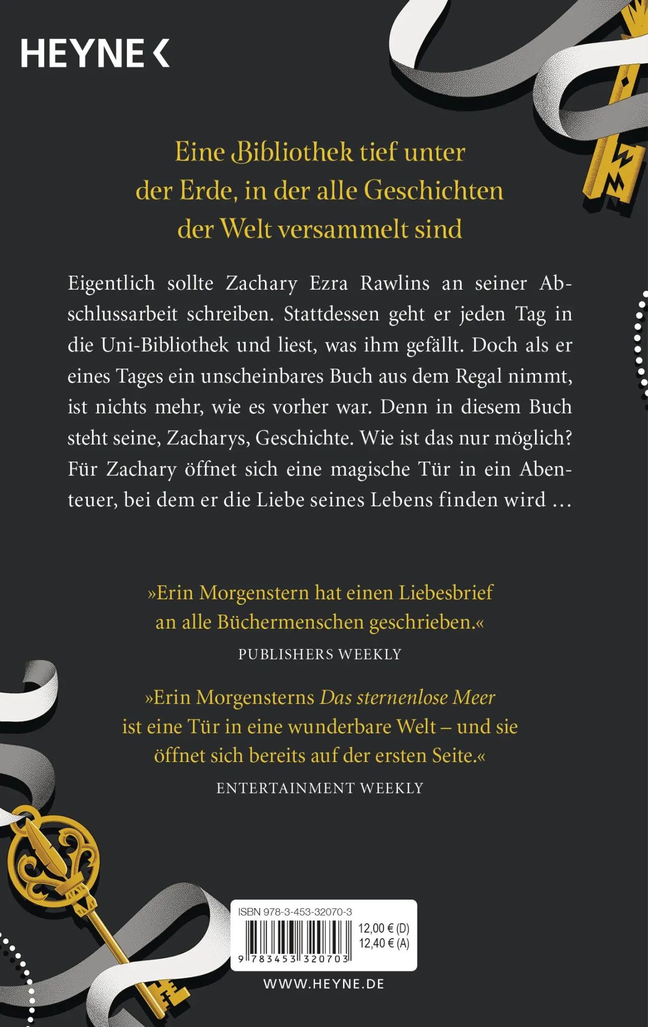 Bild: 9783453320703 | Das sternenlose Meer | Roman | Erin Morgenstern | Taschenbuch | 640 S.