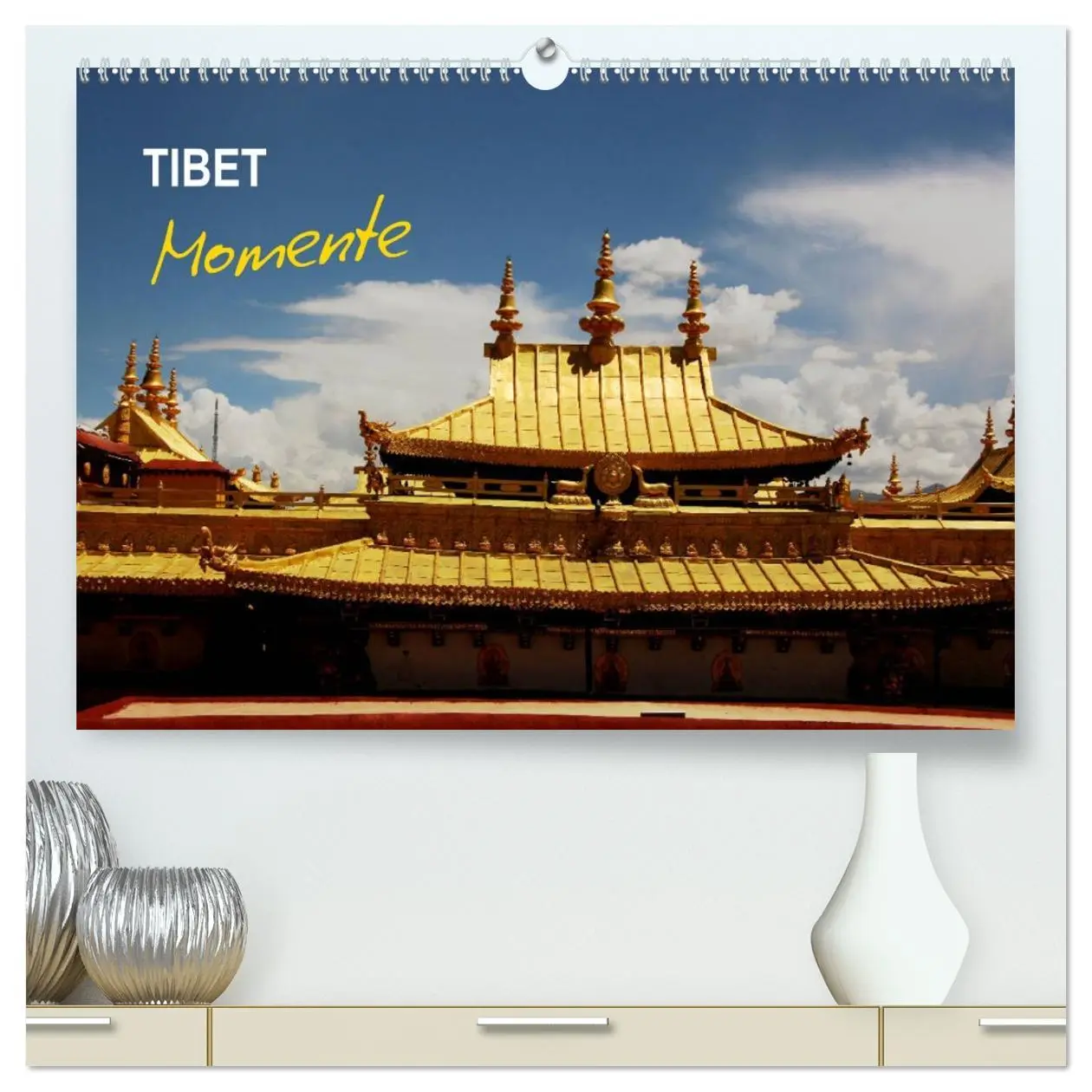 Cover: 9783457760703 | Tibet Momente (hochwertiger Premium Wandkalender 2026 DIN A2 quer),...