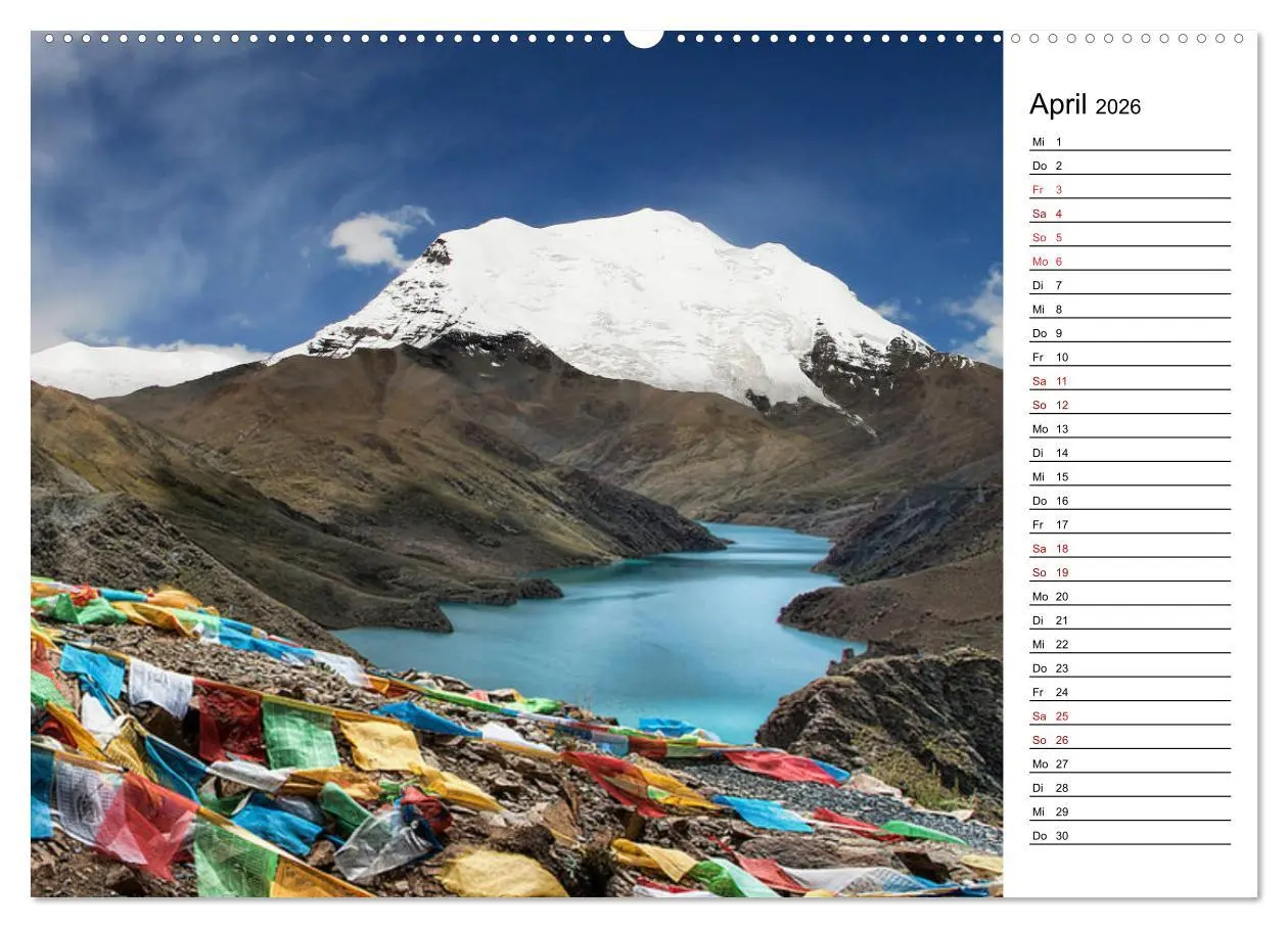 Bild: 9783457760703 | Tibet Momente (hochwertiger Premium Wandkalender 2026 DIN A2 quer),...