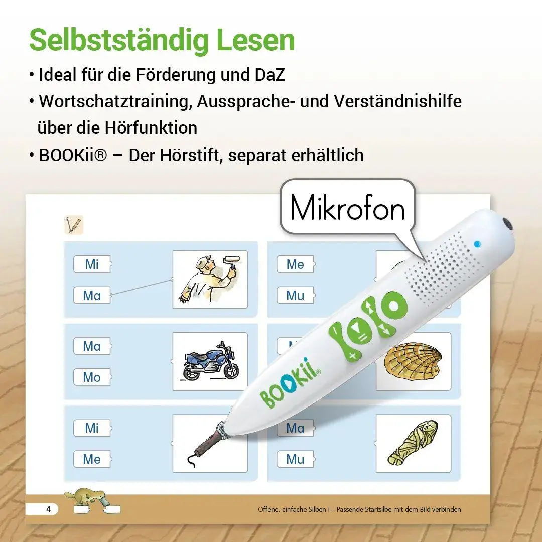 Bild: 9783619120703 | Lesen mit Rico Schnabel, Heft 1: Silben - für BOOKii® | Broschüre