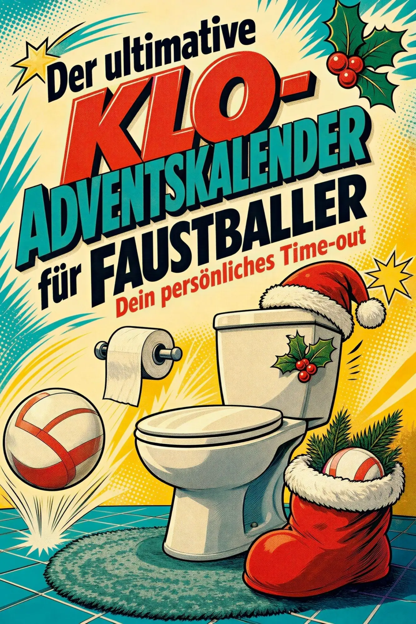 Cover: 9783696110703 | Der ultimative Klo-Adventskalender für Faustballer | Julian Keller