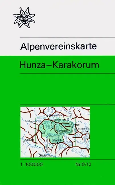 Cover: 9783937530703 | Hunza - Karakorum | Topographische Karte 1:100.000 | (Land-)Karte