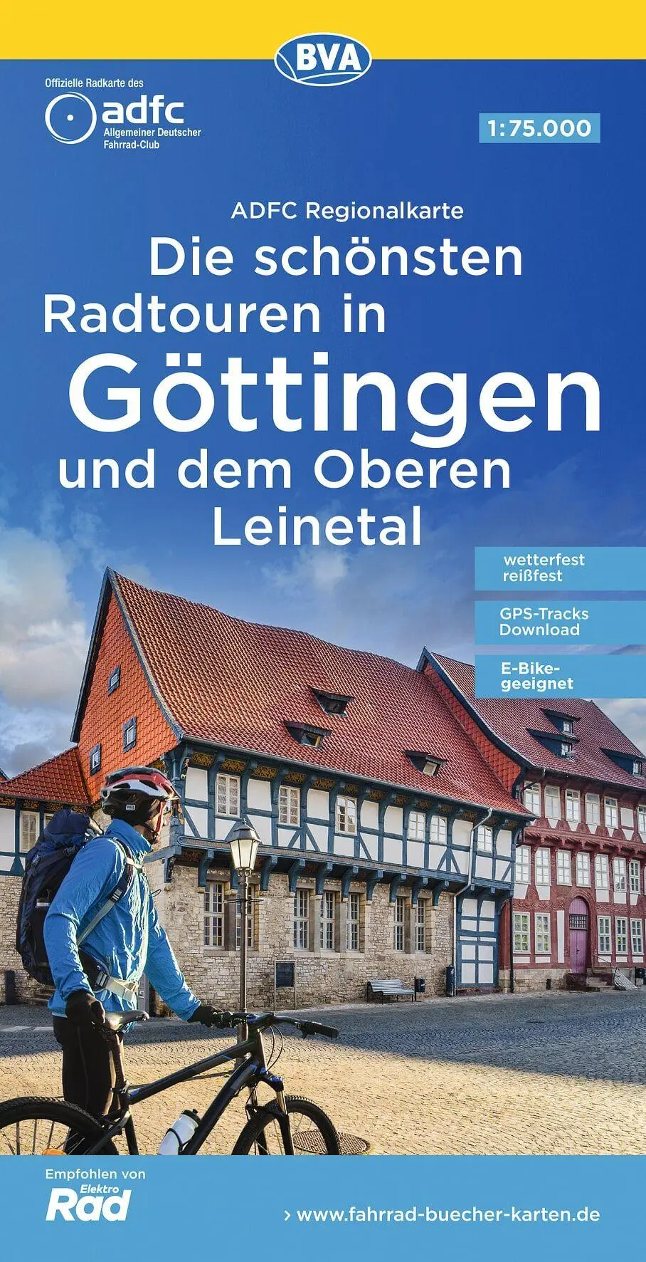 Cover: 9783969900703 | ADFC-Regionalkarte Die schönsten Radtouren in Göttingen und dem...