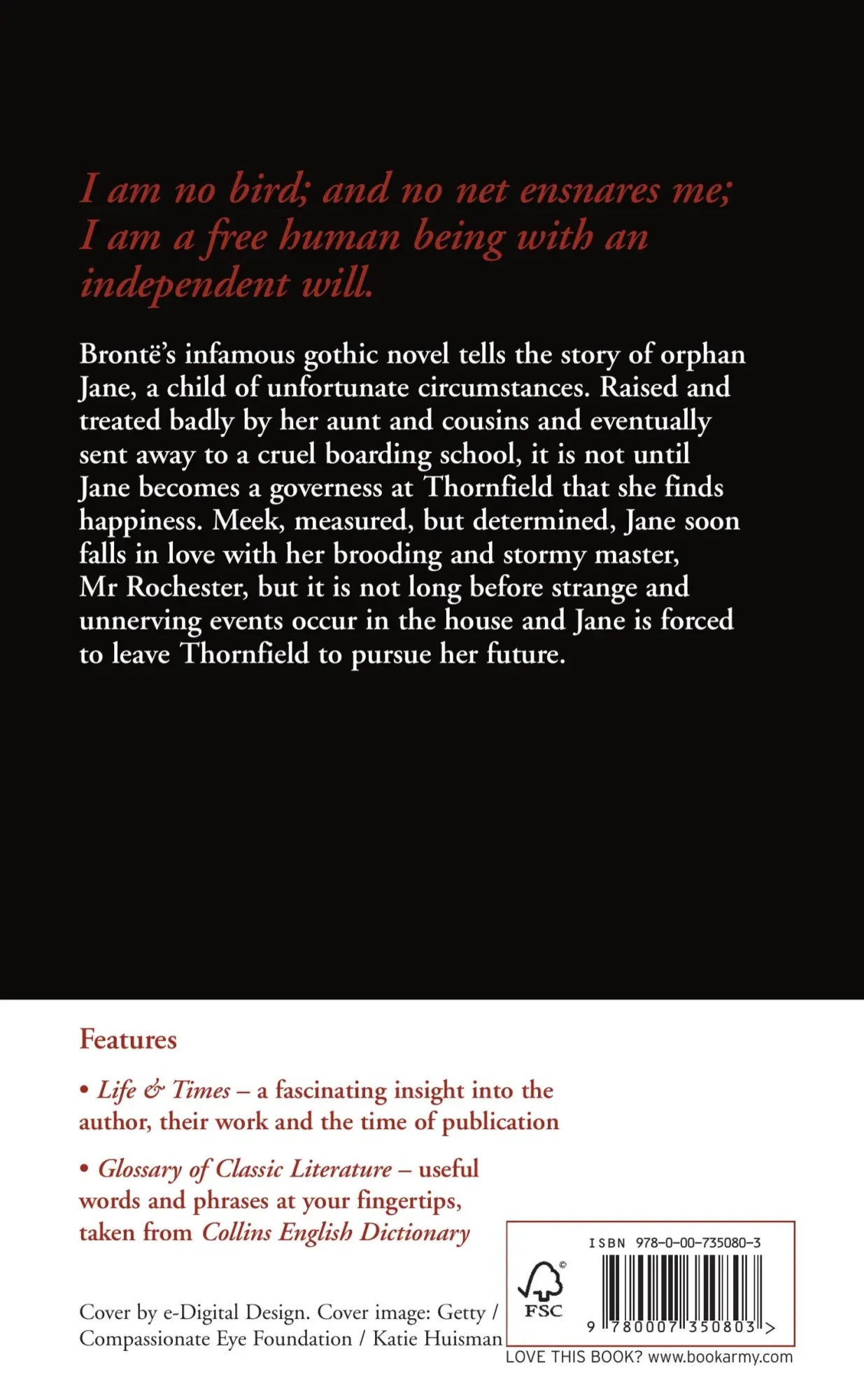 Rückseite: 9780007350803 | Jane Eyre | Charlotte Bronte | Taschenbuch | 490 S. | Englisch | 2010
