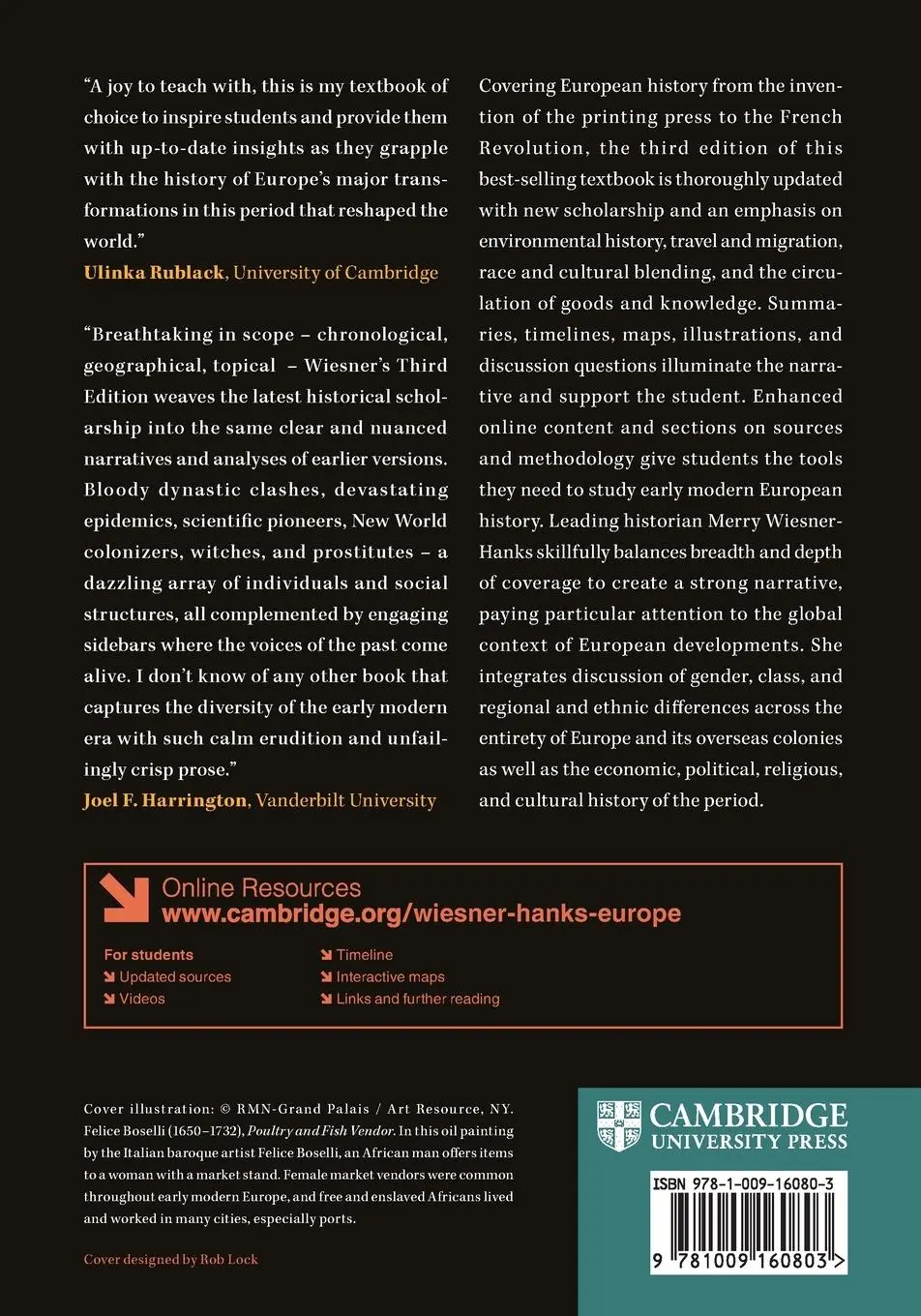 Rückseite: 9781009160803 | Early Modern Europe, 1450-1789 | Merry E. Wiesner-Hanks | Taschenbuch