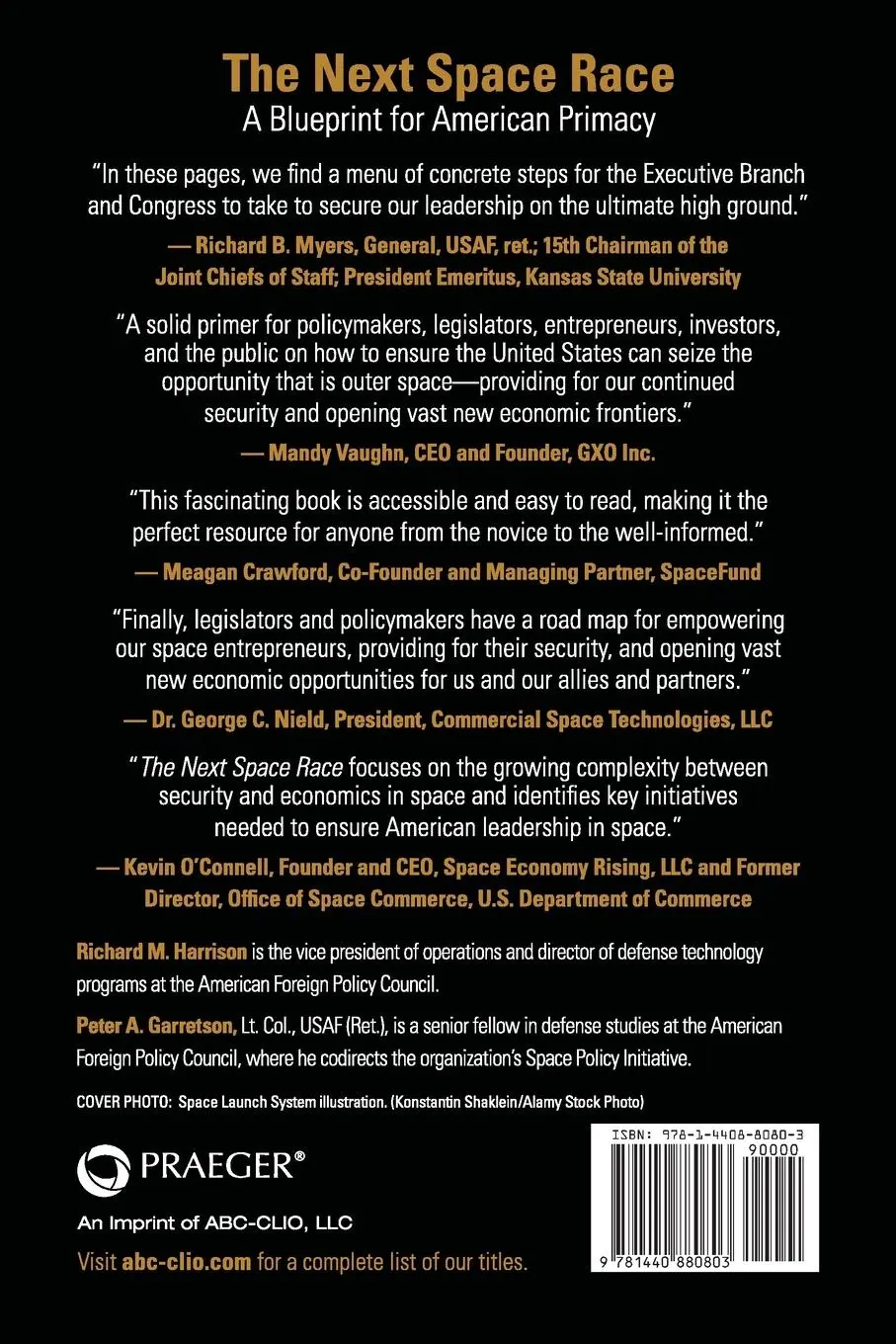 Rückseite: 9781440880803 | The Next Space Race | A Blueprint for American Primacy | Taschenbuch