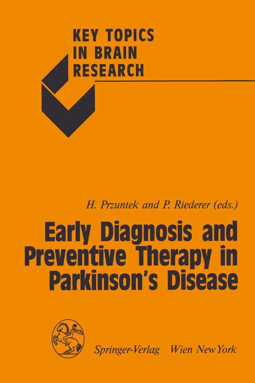 Cover: 9783211820803 | Early Diagnosis and Preventive Therapy in Parkinson's Disease | Buch