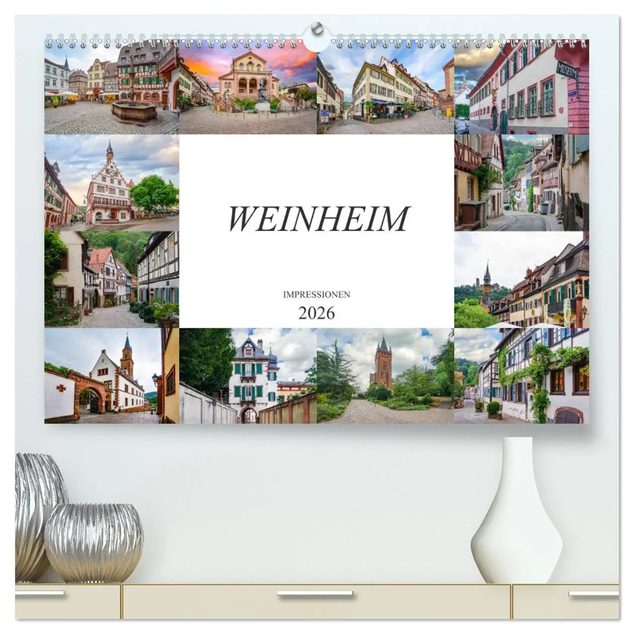 Cover: 9783457680803 | Weinheim Impressionen (hochwertiger Premium Wandkalender 2026 DIN...
