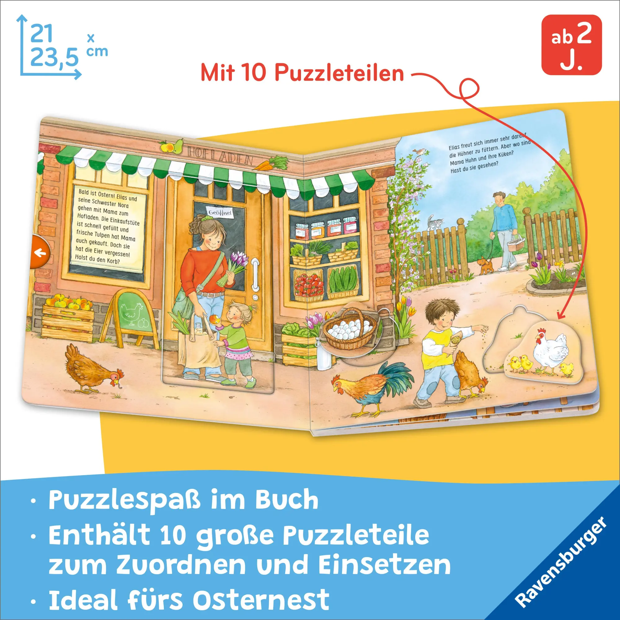 Bild: 9783473420803 | Mein großes Puzzle-Spielbuch - Ostern | Mila Rulff | Buch | 12 S.