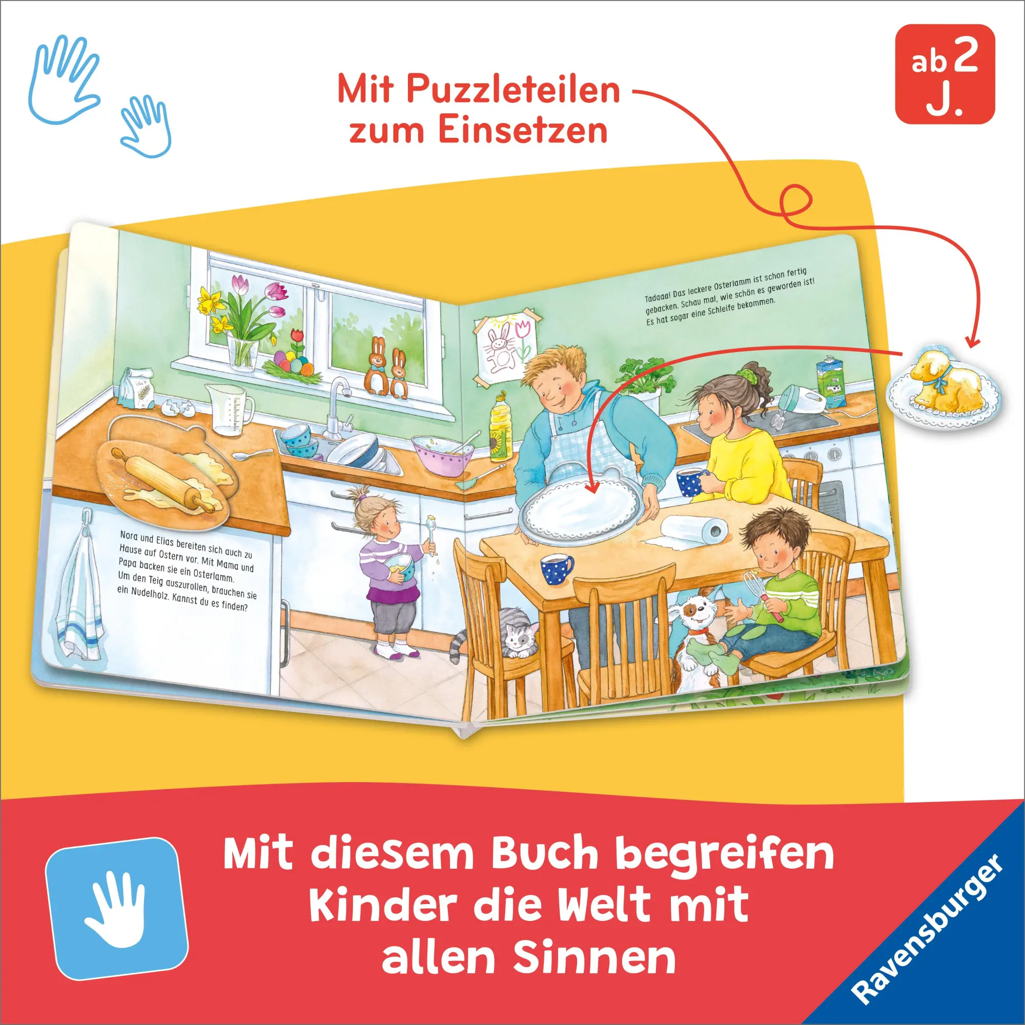 Bild: 9783473420803 | Mein großes Puzzle-Spielbuch - Ostern | Mila Rulff | Buch | 12 S.