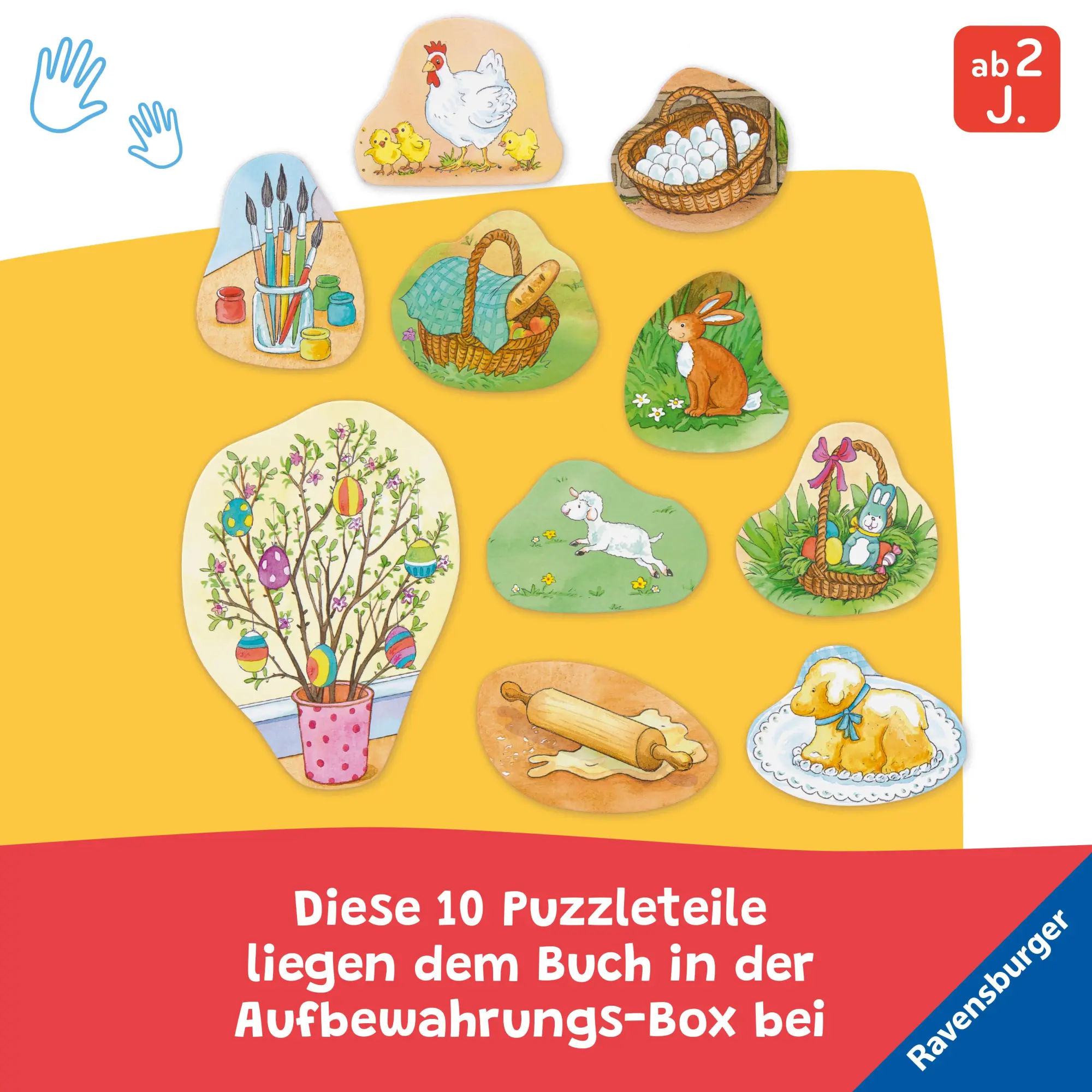 Bild: 9783473420803 | Mein großes Puzzle-Spielbuch - Ostern | Mila Rulff | Buch | 12 S.