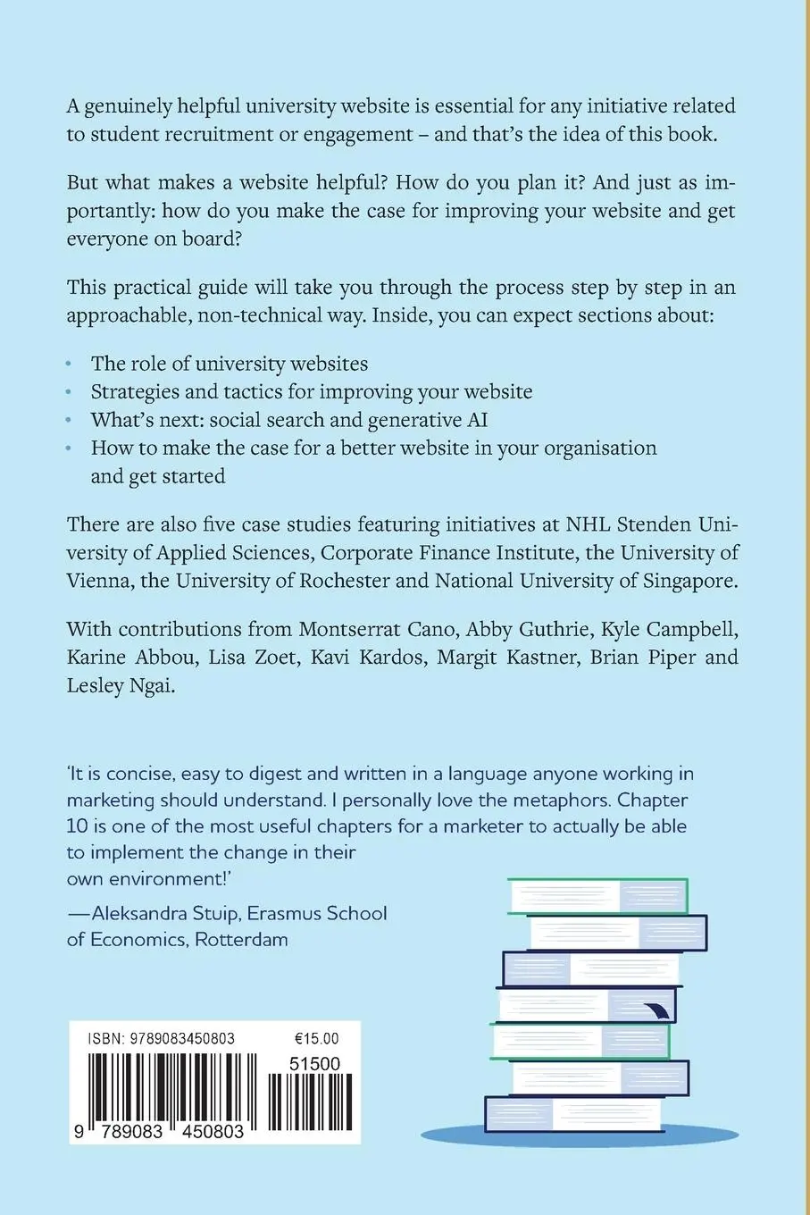 Rückseite: 9789083450803 | Genuinely Helpful | A Practical Guide to Effective University Websites