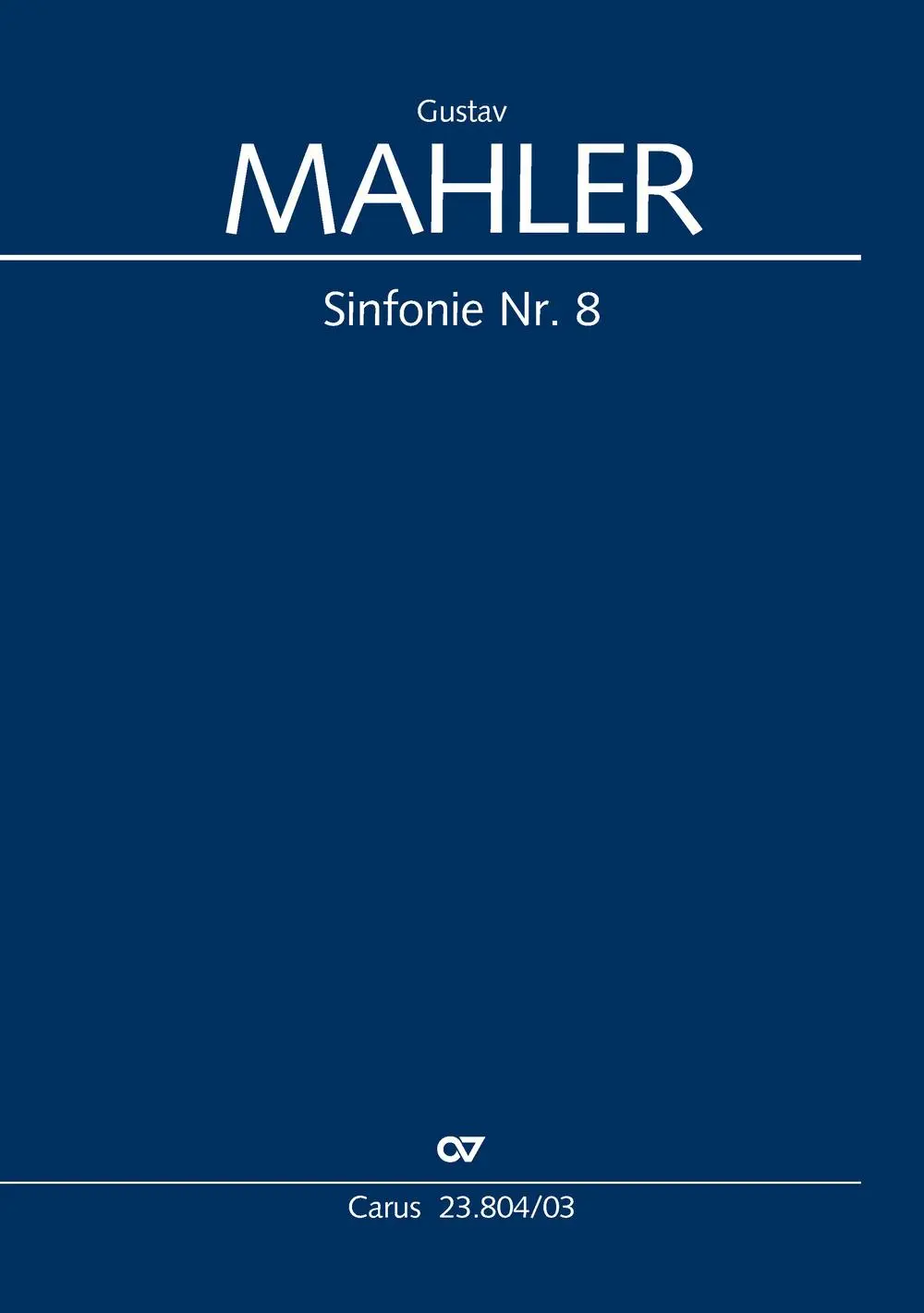 Cover: 9790007340803 | Sinfonie Nr. 8 (Klavierauszug) | 1906 | Gustav Mahler | Taschenbuch