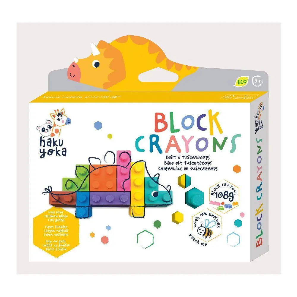 Cover: 6920773330903 | HAKUYOKA - Block-Wachsmalkreiden Triceratops | 6303090 | 2024