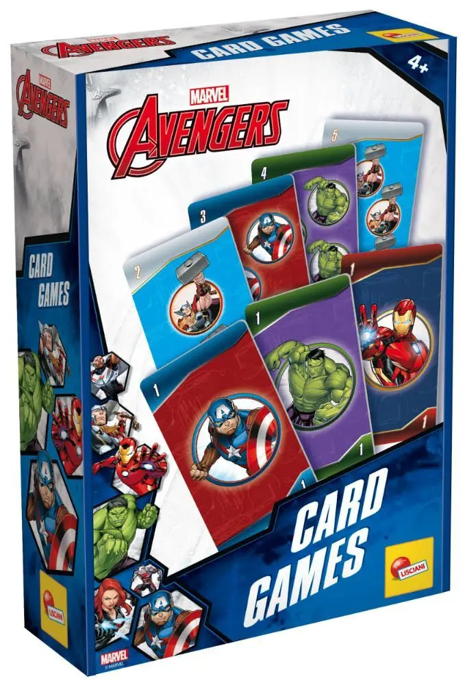 Cover: 8008324100903 | AVENGERS Karten Spiel (IN DISPLAY OF 12 PCS) | Spiel | Kartonschachtel