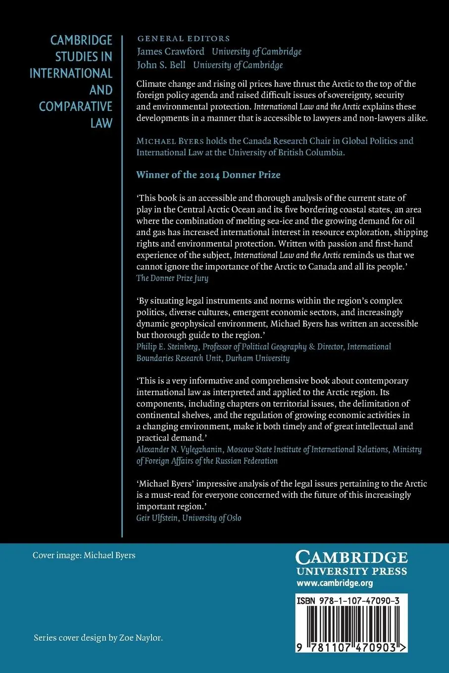 Rückseite: 9781107470903 | International Law and the Arctic | Michael Byers | Taschenbuch | 2014
