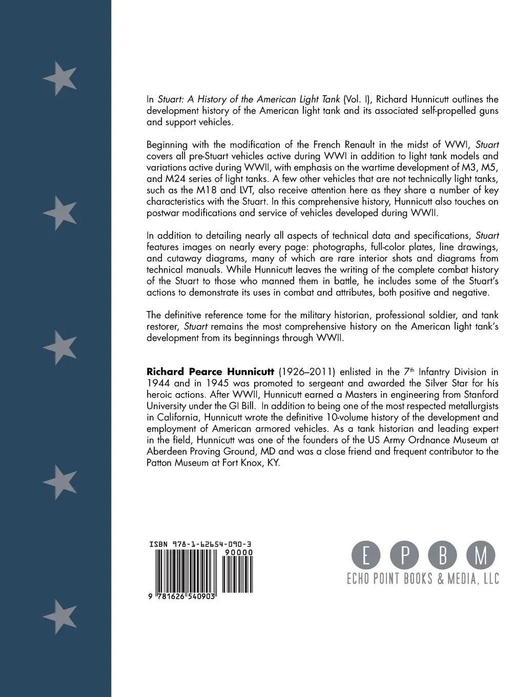 Rückseite: 9781626540903 | Stuart | A History of the American Light Tank, Vol. 1 | Hunnicutt