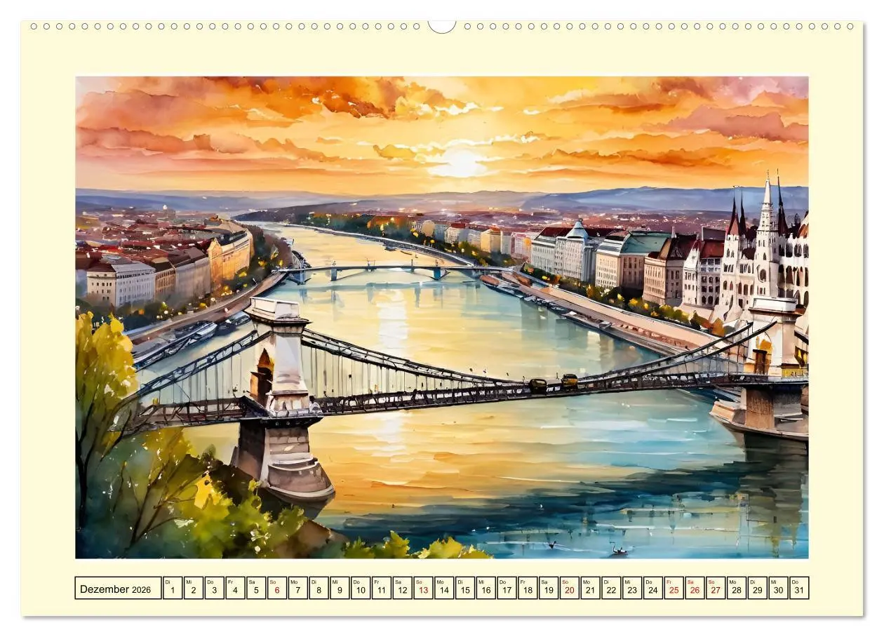 Bild: 9783457360903 | Reise durch Ungarn (Wandkalender 2026 DIN A2 quer), CALVENDO...
