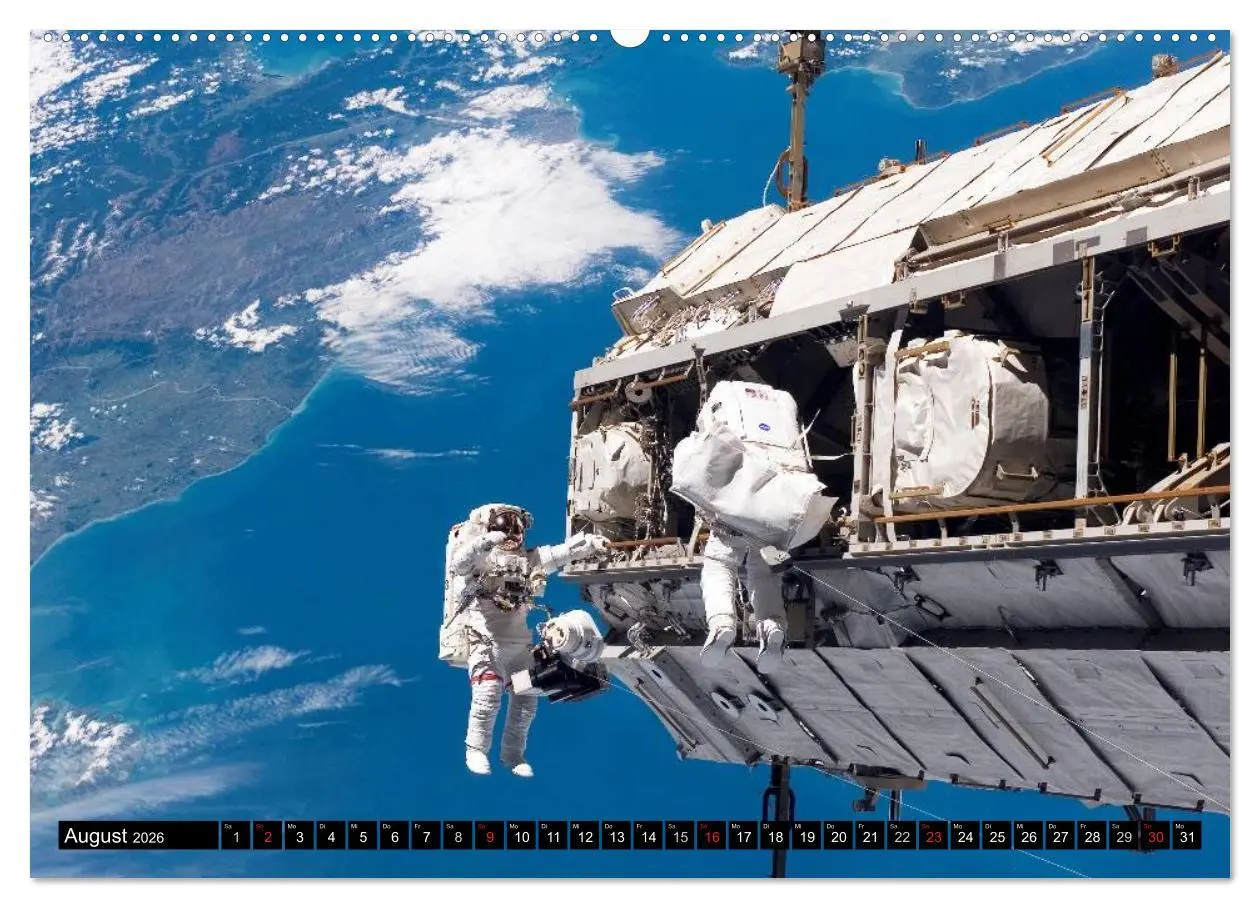 Bild: 9783516140903 | Missionen im Weltall (Wandkalender 2026 DIN A2 quer), CALVENDO...