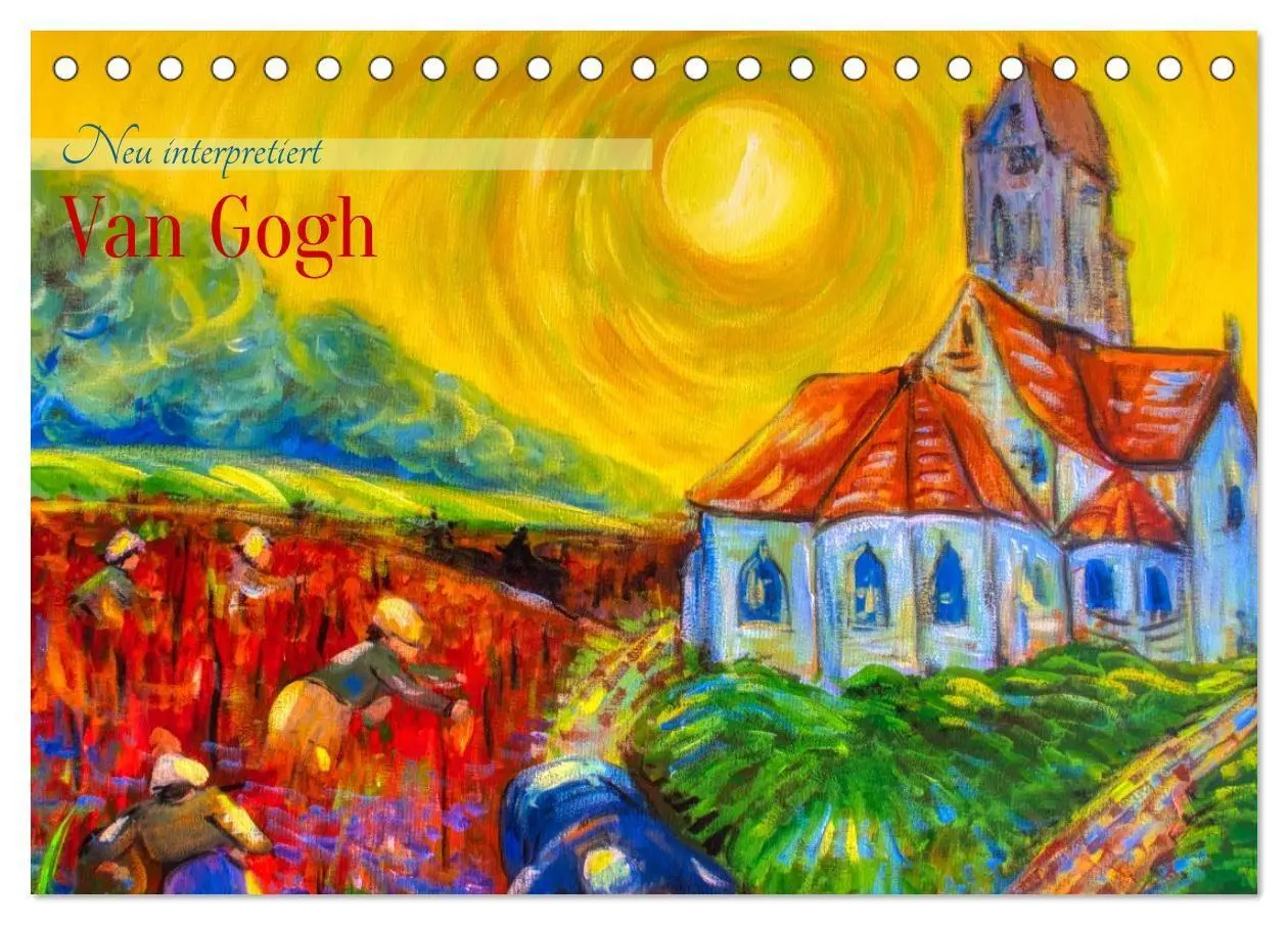 Cover: 9783516690903 | Van Gogh - neu interpretiert (Tischkalender 2026 DIN A5 quer),...