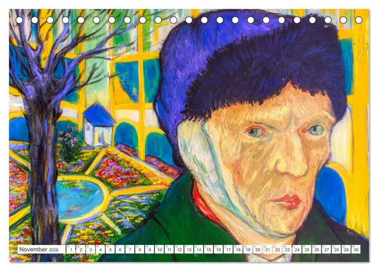 Bild: 9783516690903 | Van Gogh - neu interpretiert (Tischkalender 2026 DIN A5 quer),...