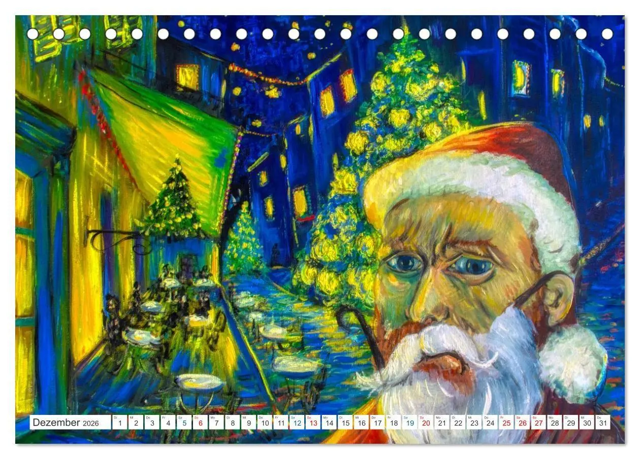 Bild: 9783516690903 | Van Gogh - neu interpretiert (Tischkalender 2026 DIN A5 quer),...