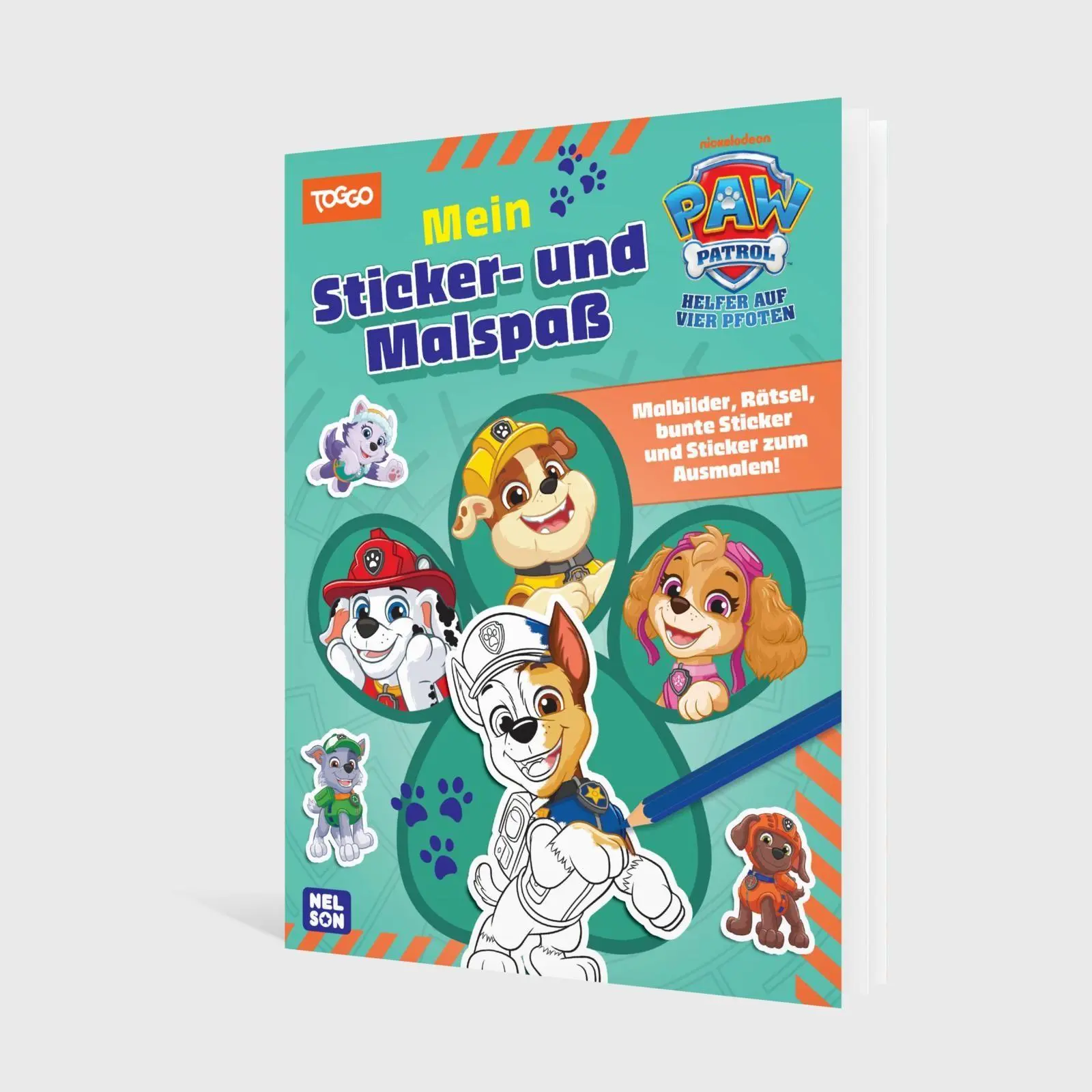 Bild: 9783845130903 | PAW Patrol Mitmachbuch: Mein Sticker- und Malspaß | Taschenbuch | 2026