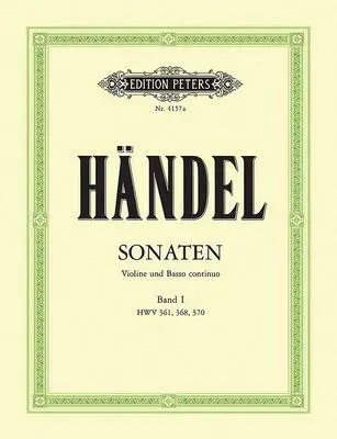 Cover: 9790014020903 | Sonatas - Volume 1 | George Frideric Handel (u. a.) | Taschenbuch