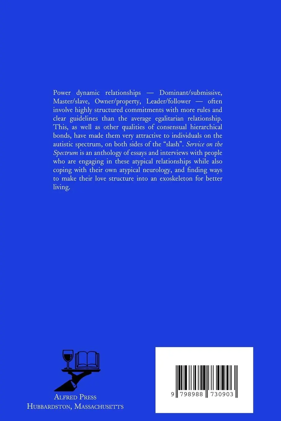 Rückseite: 9798988730903 | Service on the Spectrum | ASD and Power Exchange | Joshua Tenpenny