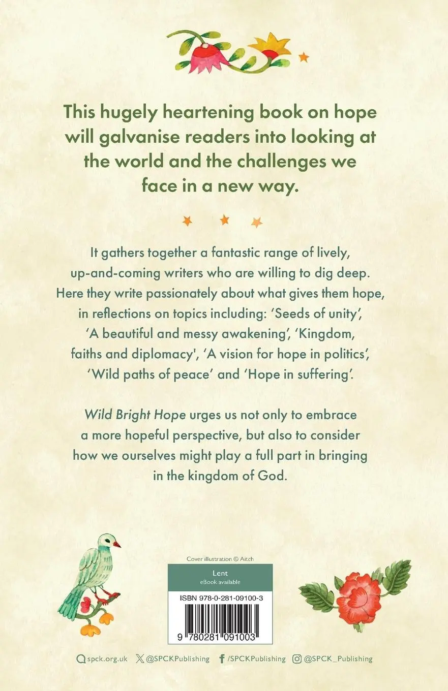 Rückseite: 9780281091003 | Wild Bright Hope | Spck Spck | Taschenbuch | Englisch | 2024 | SPCK