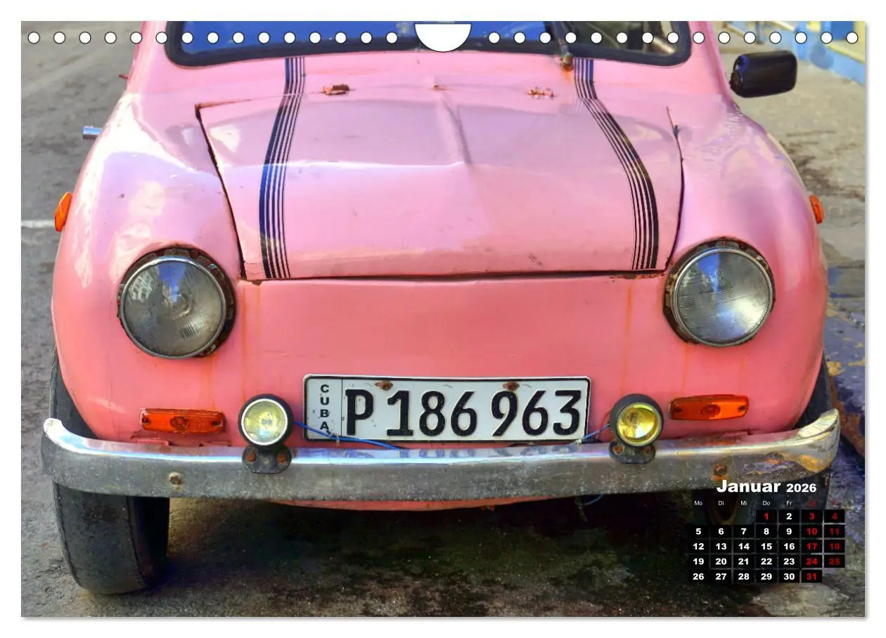 Bild: 9783457561003 | Auto-Zwerge - Europäische Kleinstwagen auf Kuba (Wandkalender 2026...