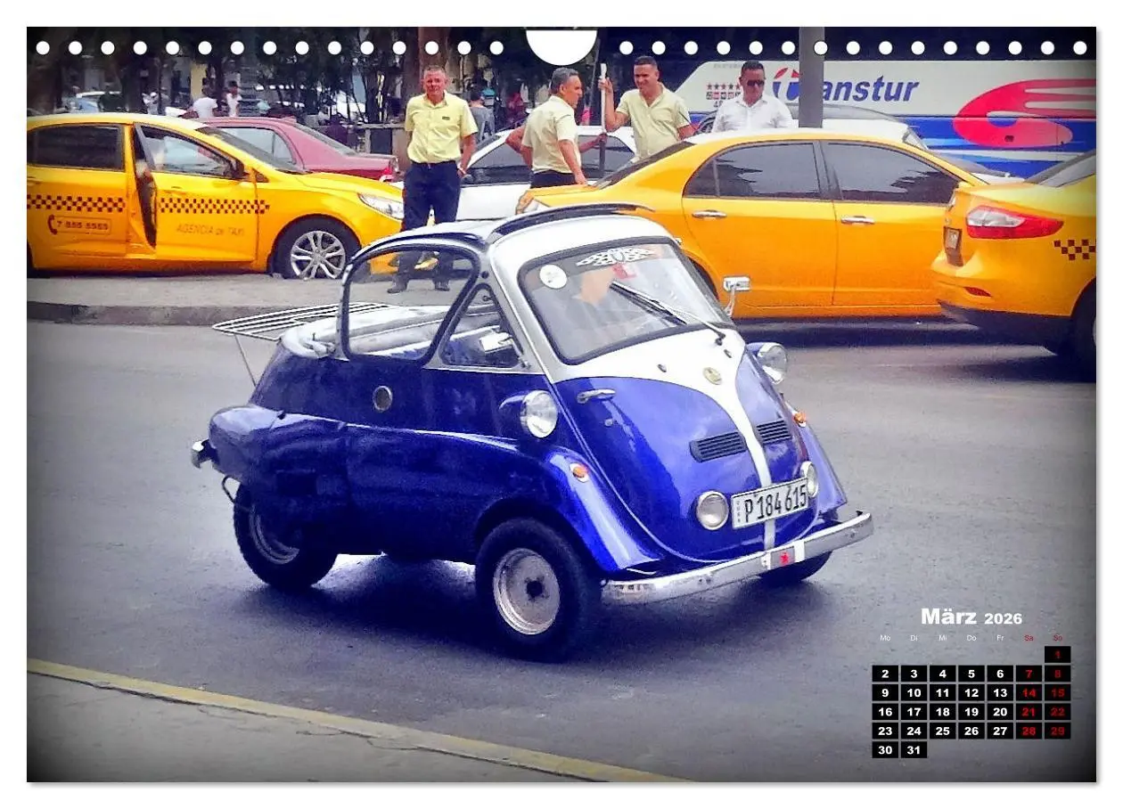 Bild: 9783457561003 | Auto-Zwerge - Europäische Kleinstwagen auf Kuba (Wandkalender 2026...