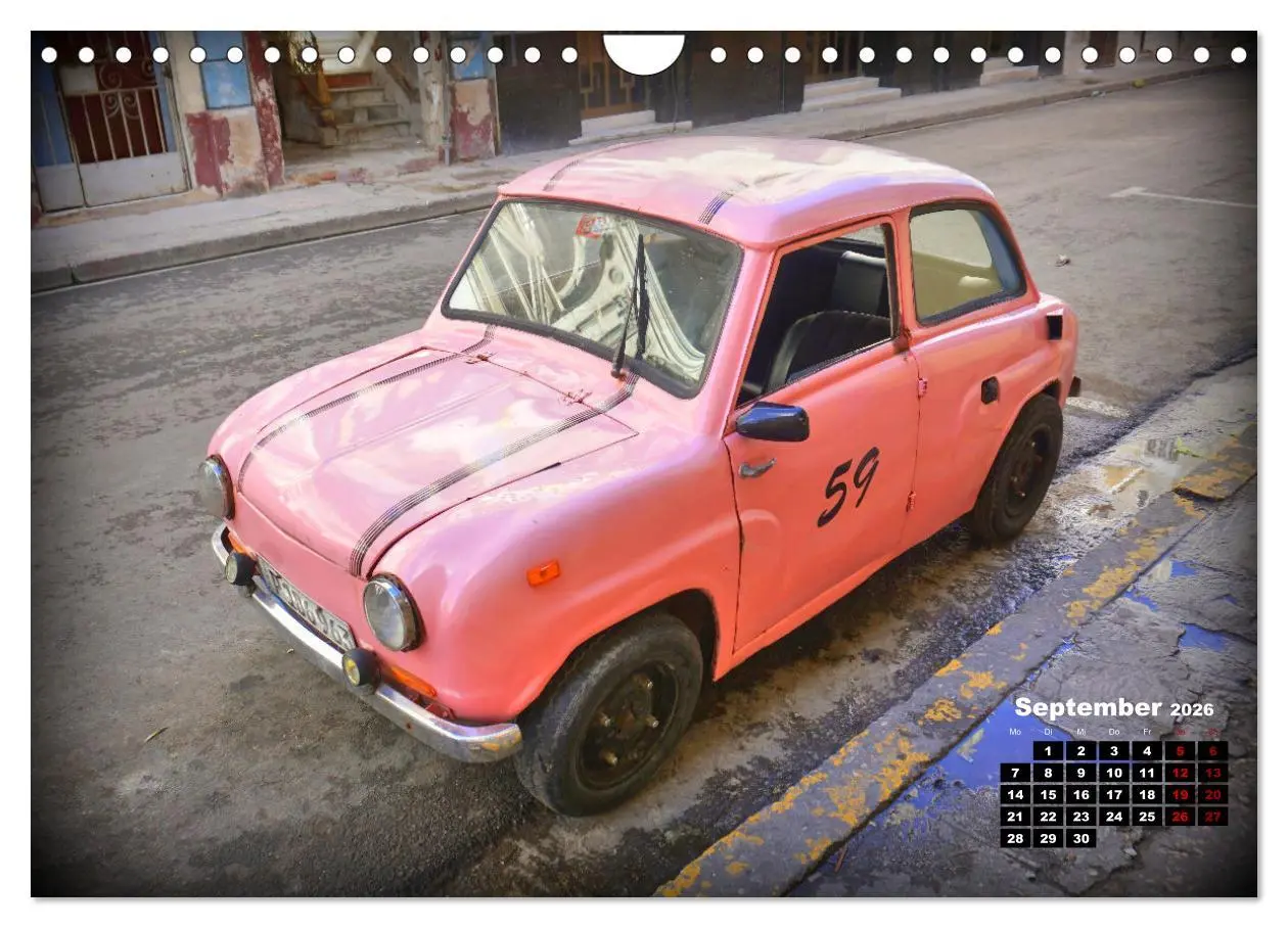 Bild: 9783457561003 | Auto-Zwerge - Europäische Kleinstwagen auf Kuba (Wandkalender 2026...