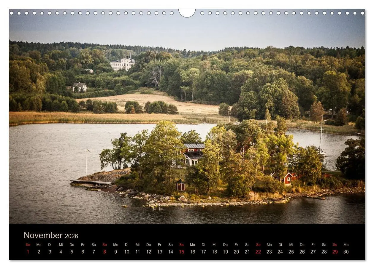 Bild: 9783516031003 | Schweden Schärengarten (Wandkalender 2026 DIN A3 quer), CALVENDO...