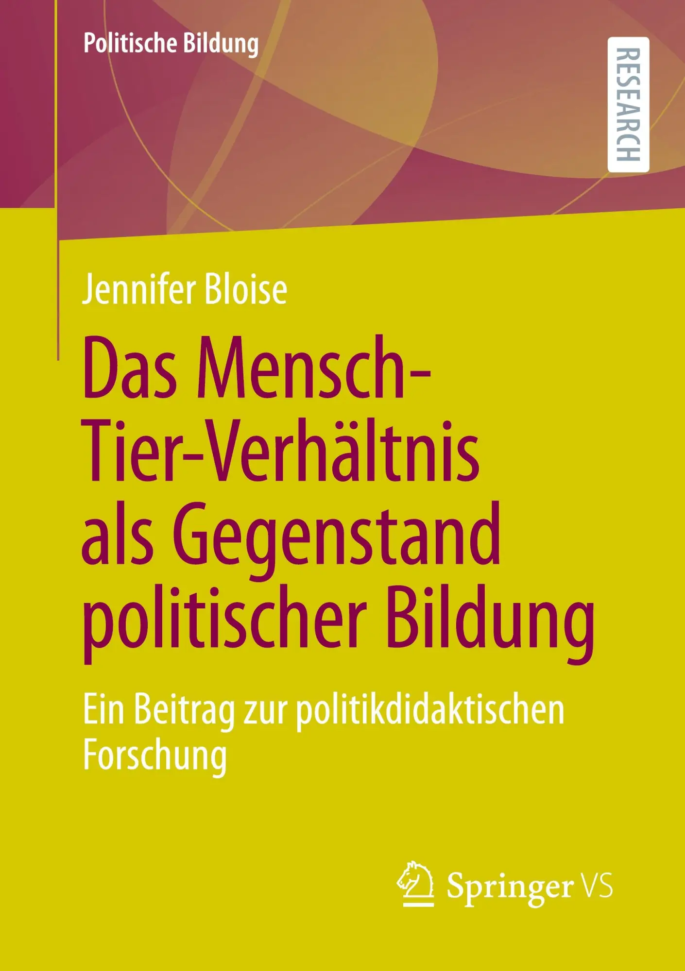 Cover: 9783658461003 | Das Mensch-Tier-Verhältnis als Gegenstand politischer Bildung | Bloise