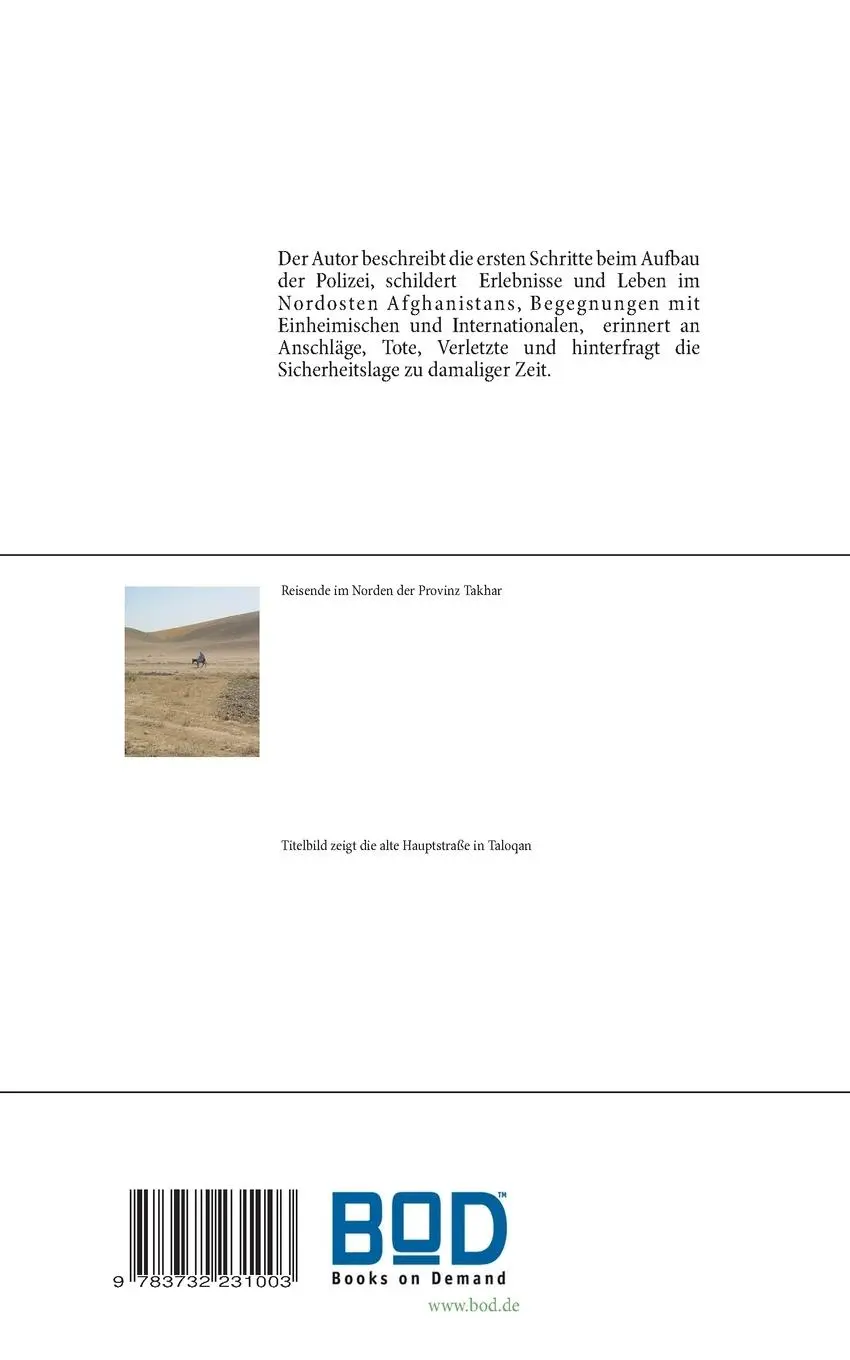 Rückseite: 9783732231003 | Tage in Kunduz | Als deutscher Polizeiberater in Afghanistan | Böhmert