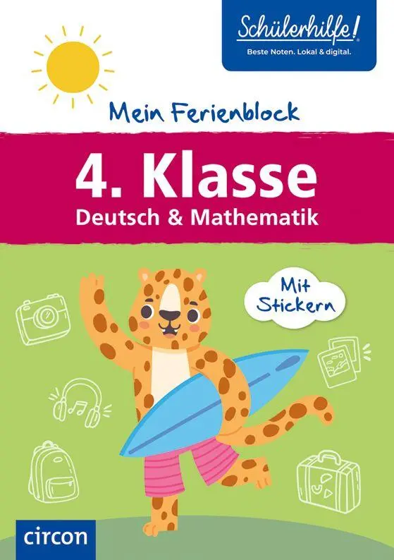 Cover: 9783790101003 | Mein Ferienblock - 4. Klasse | Deutsch &amp; Mathematik | Ehrenstein