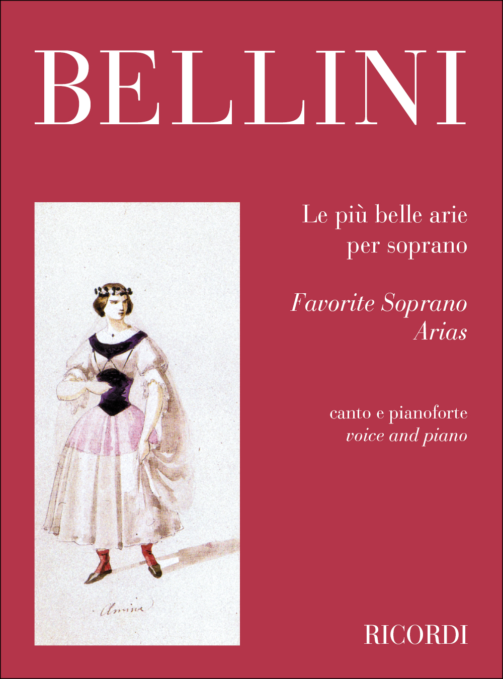 Cover: 9790041401003 | Le più belle arie per soprano e pianoforte | Vincenzo Bellini | Buch