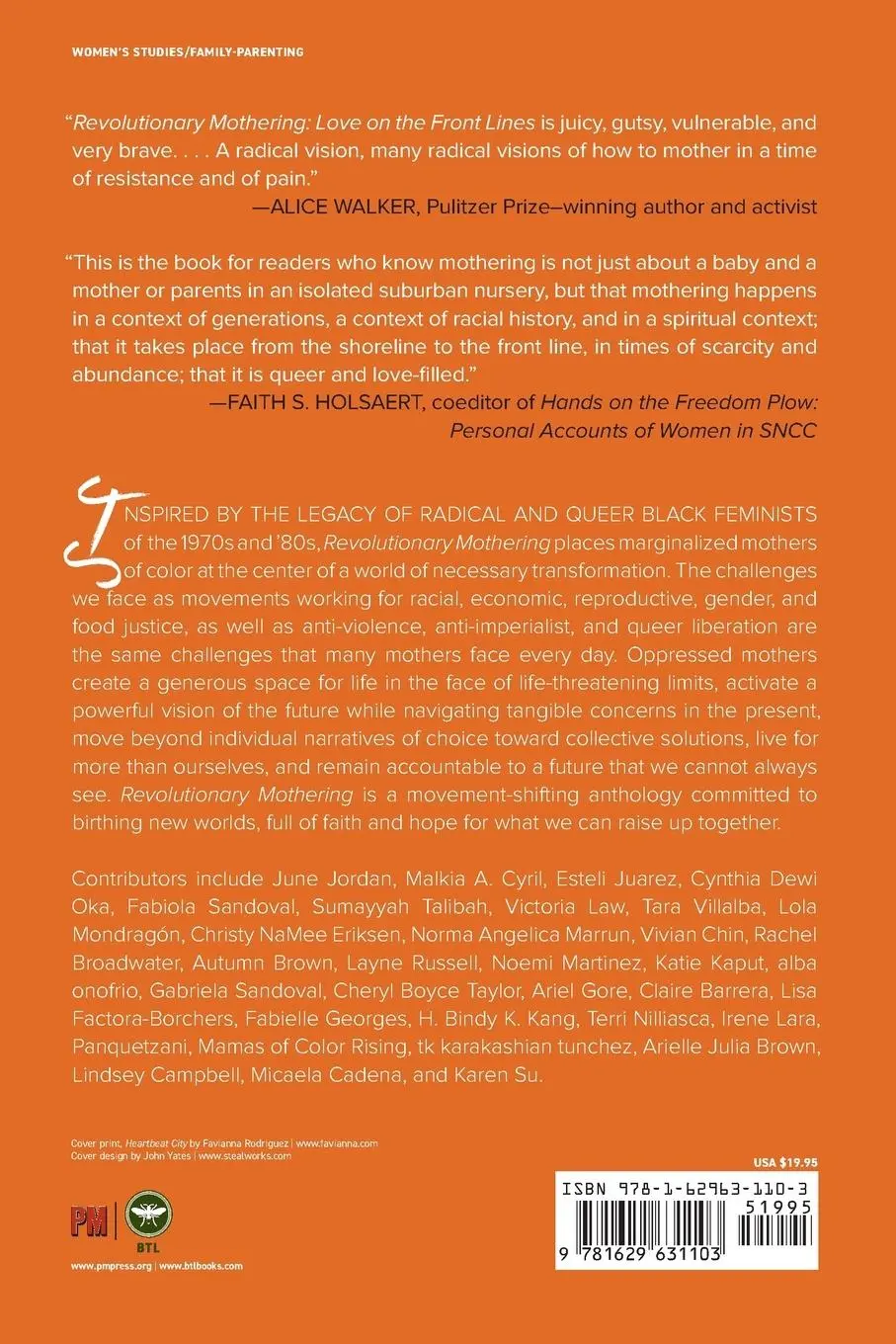 Rückseite: 9781629631103 | Revolutionary Mothering | Love on the Front Lines | Gumbs (u. a.)