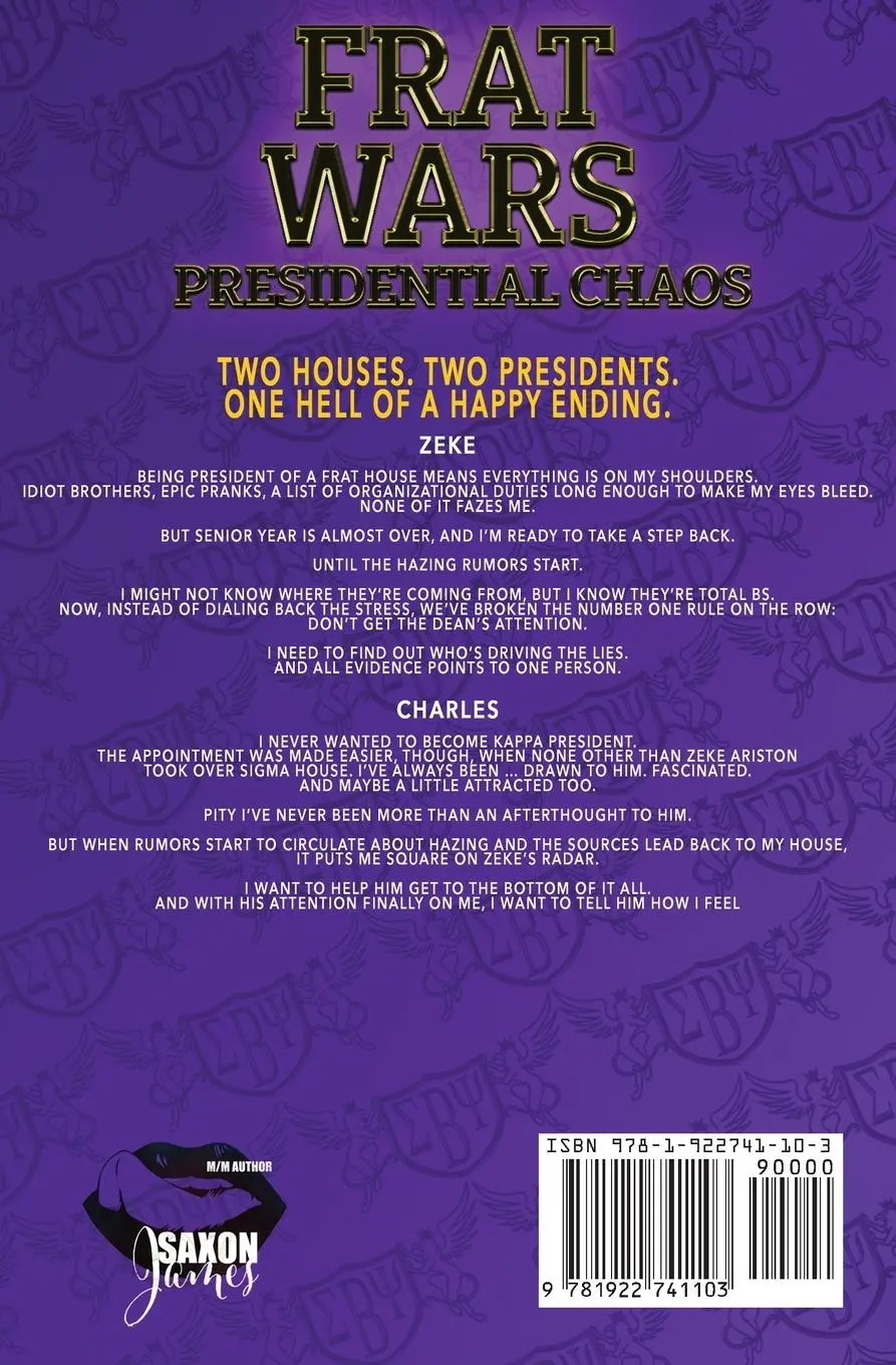 Rückseite: 9781922741103 | Frat Wars | Presidential Chaos | Saxon James | Taschenbuch | Englisch
